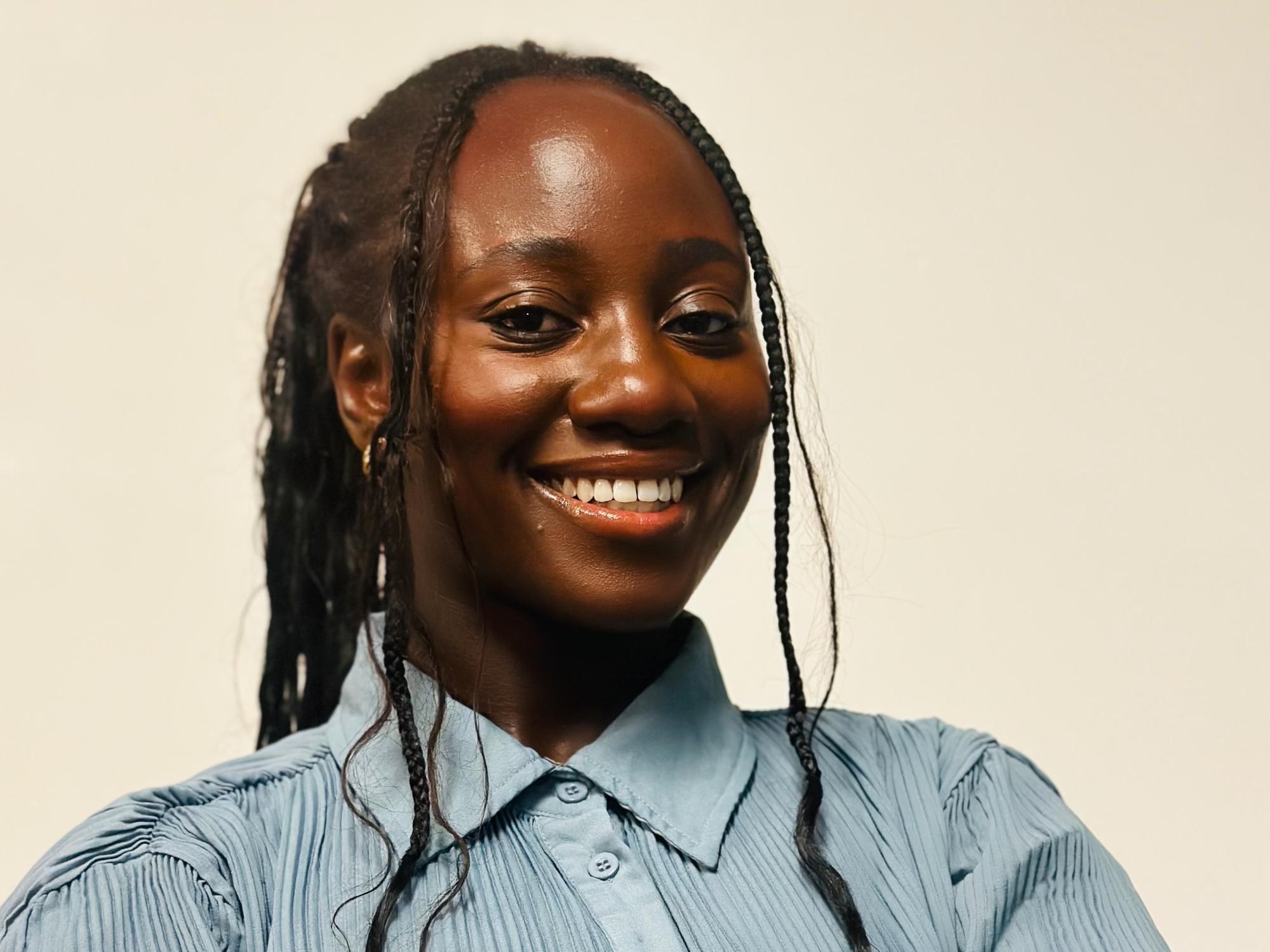 A close-up photo of Cherish Graham smiling.