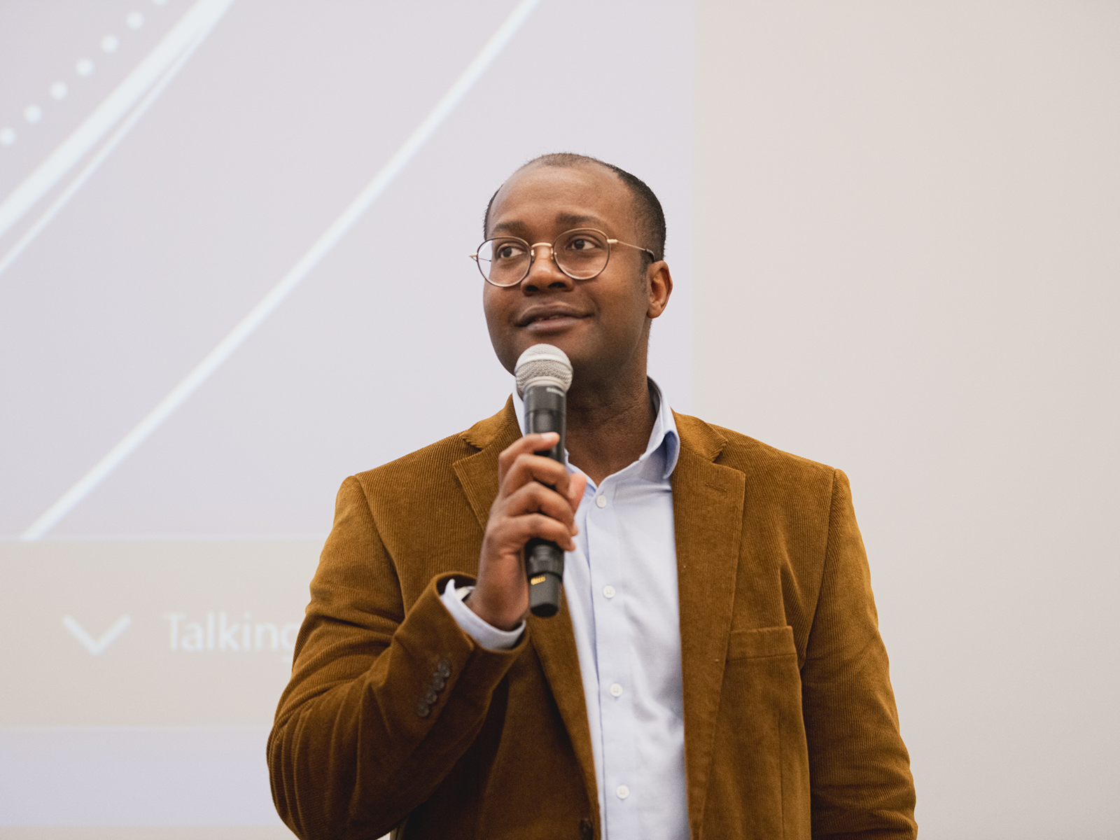 David Simpson, associate dean for diversity and inclusion, at the Eberly College's inaugural Science Equity & Diversity Conference, March 19, 2025.