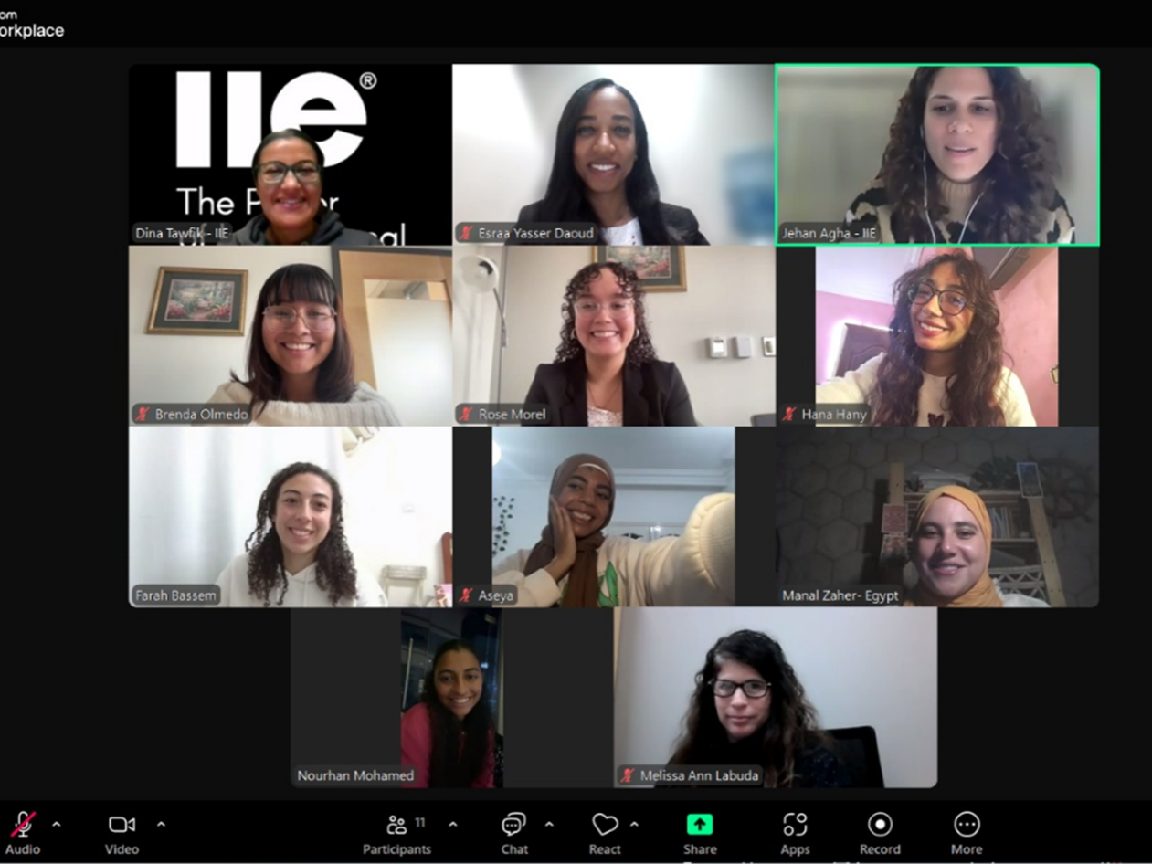 A large Zoom meeting with 11 participants