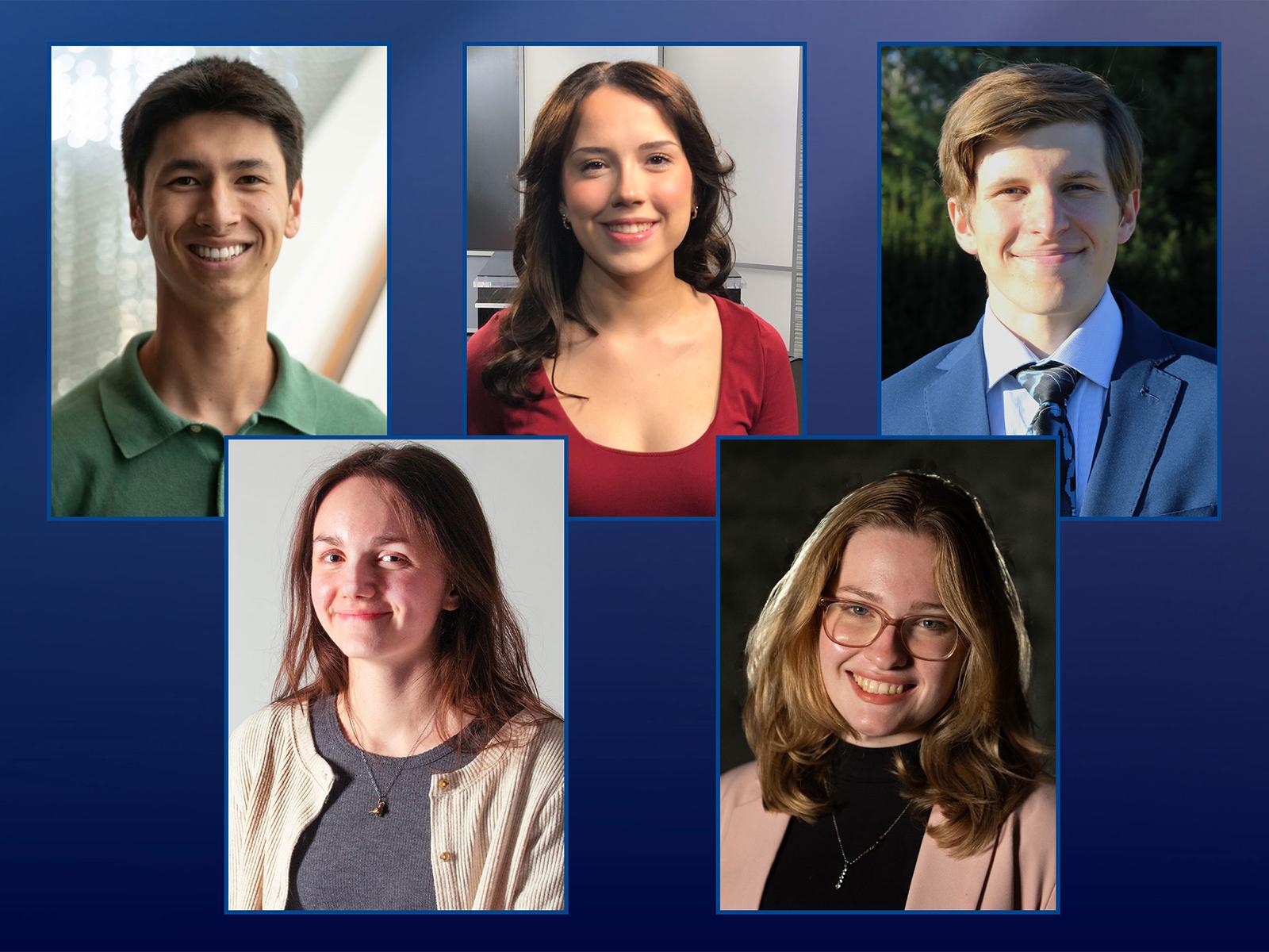 Bellisario College spring 2025 student marshals, headshots