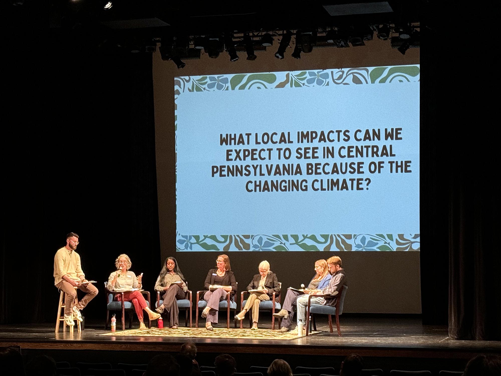 Jasmine Fields speak at climate panel