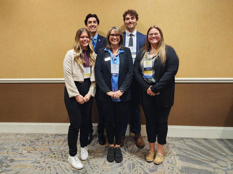 Schuylkill students and advisor