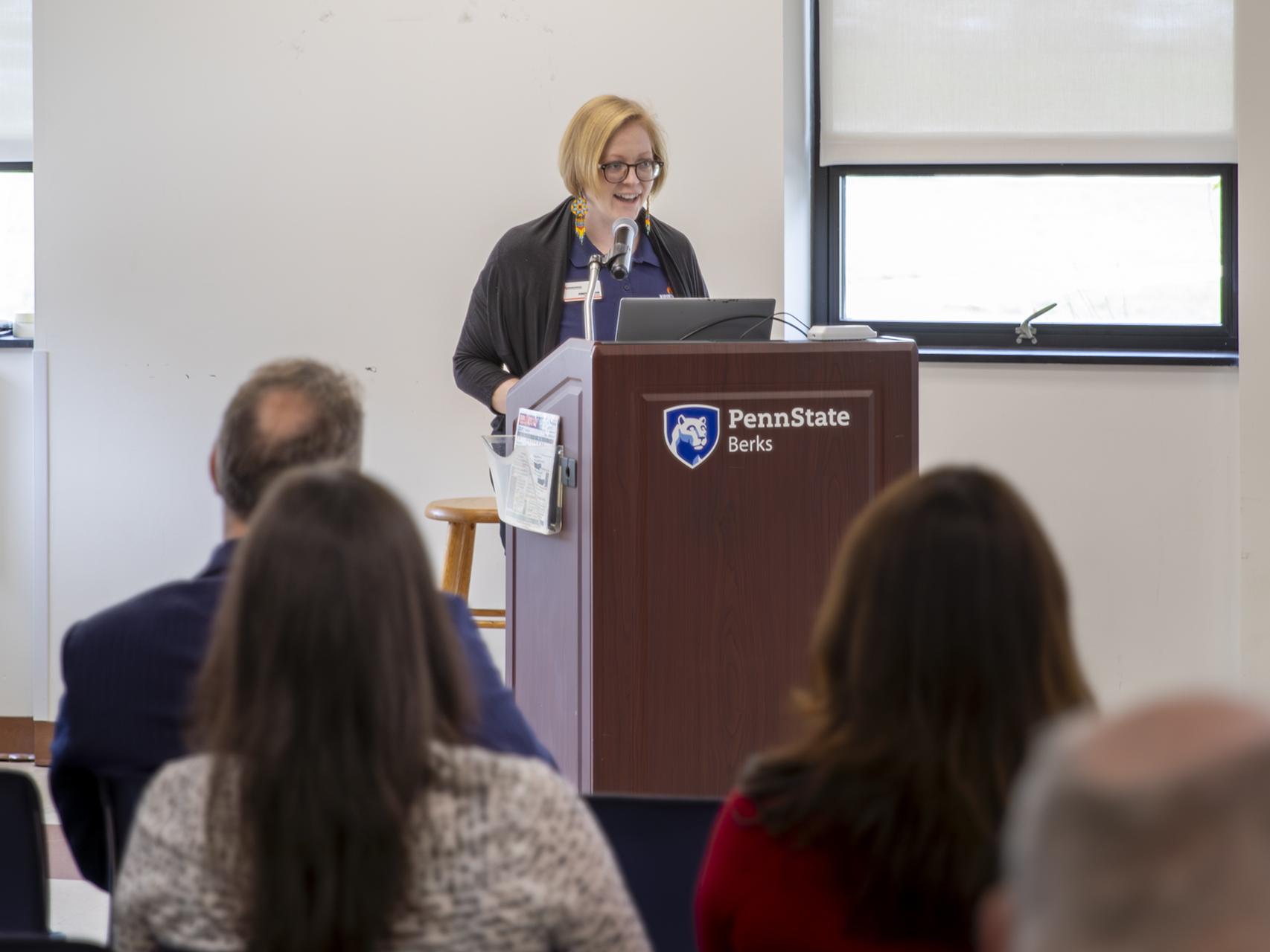 Amanda Funk of the Widoktadwen Center