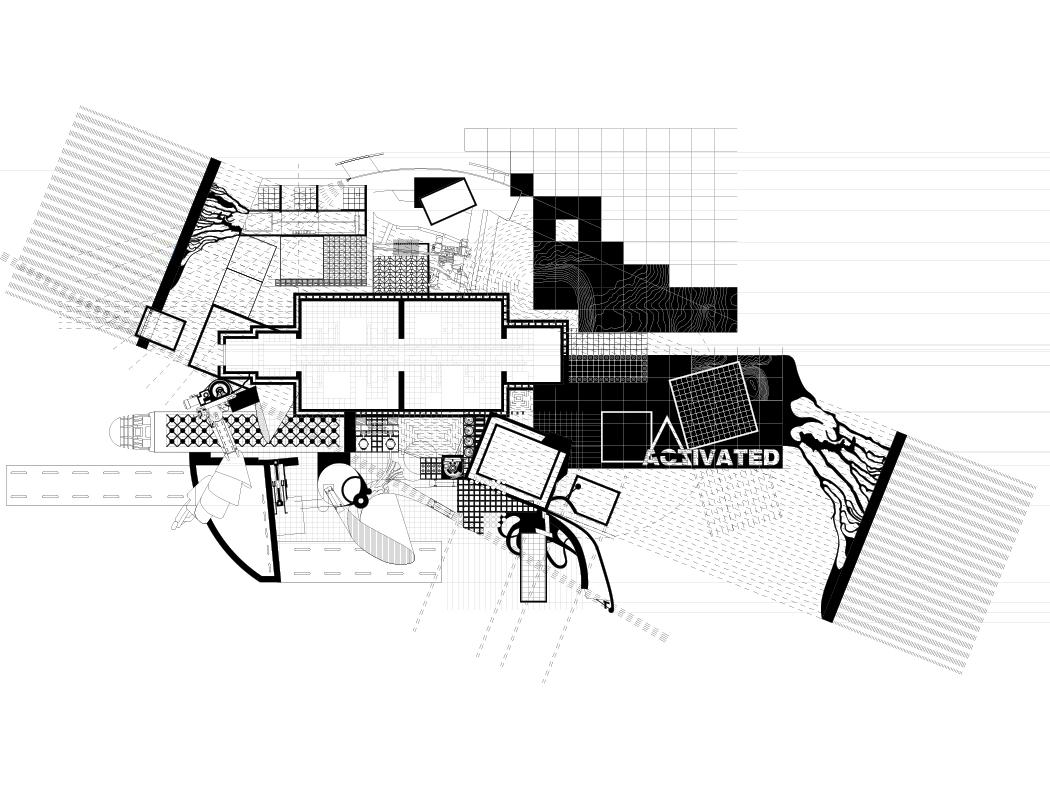 The floor plan for a house that is designed for a disabled person.