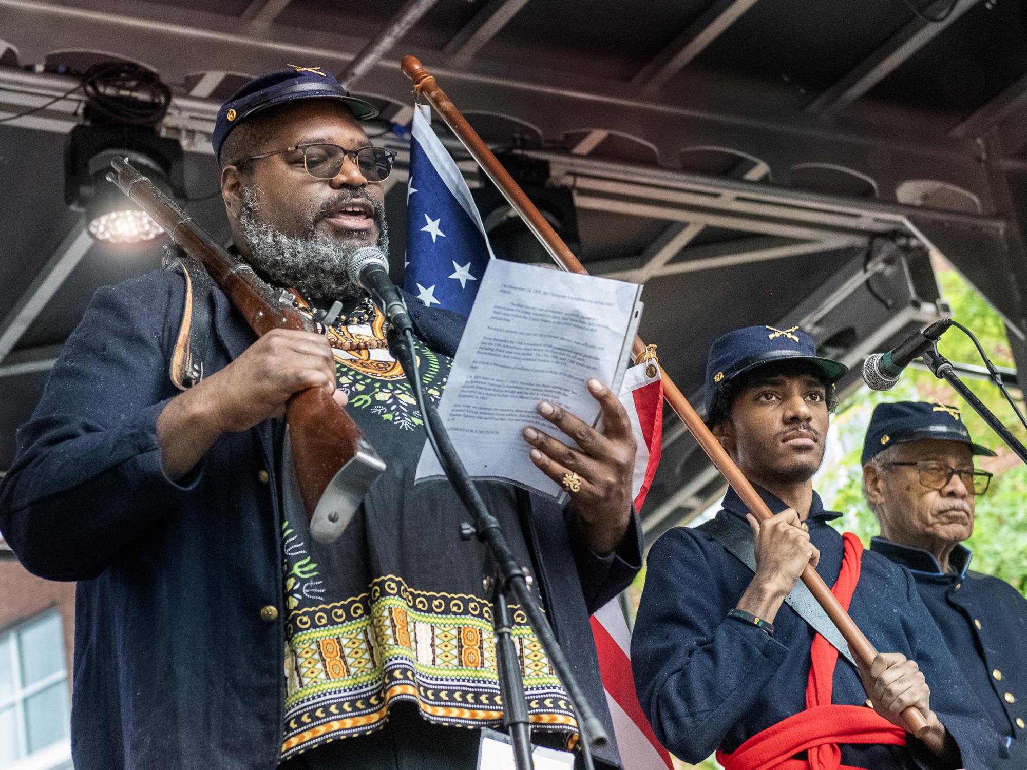 Terry Watson at Juneteenth Block Party