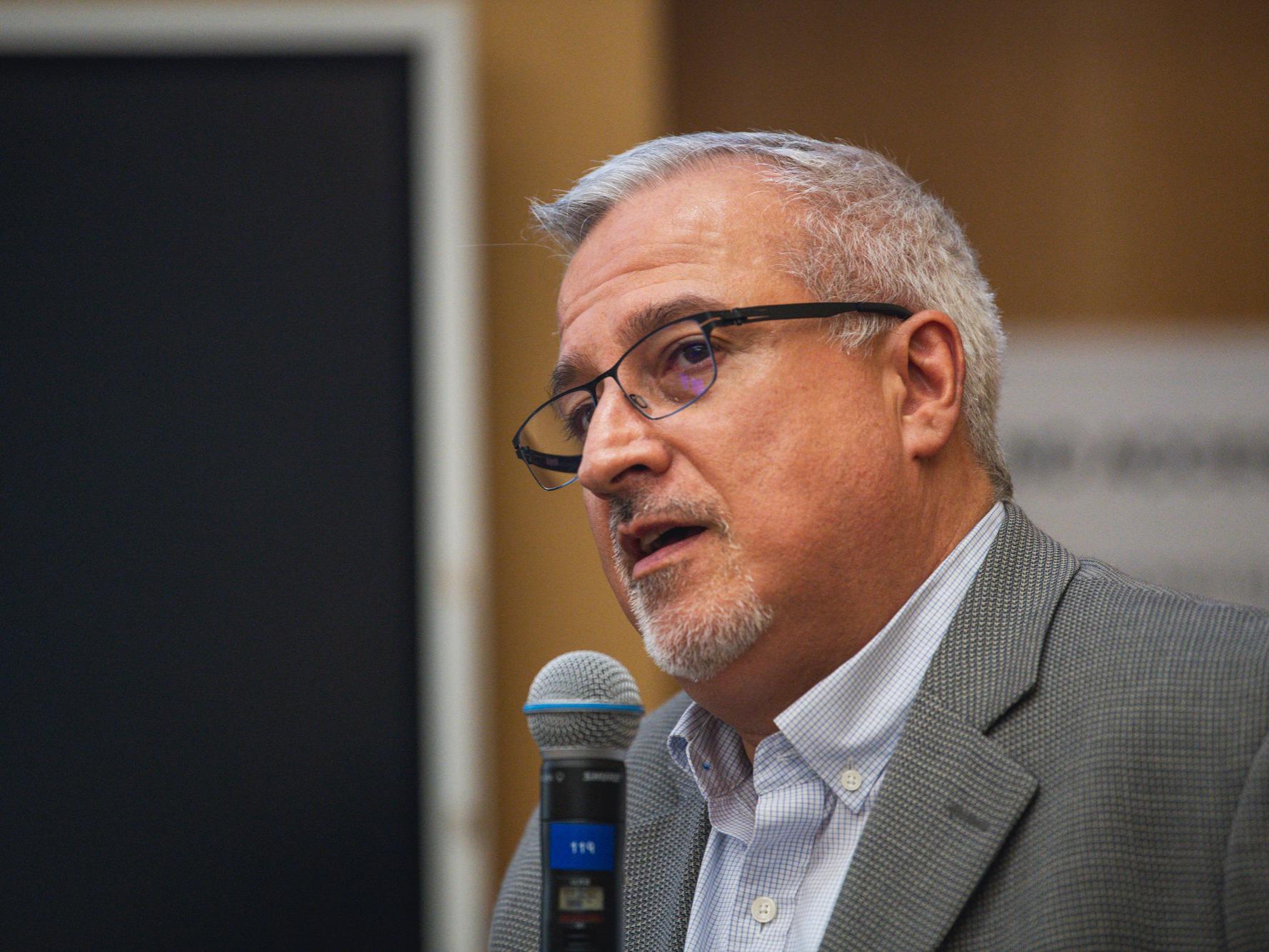 Mauricio Terrones spoke at the Eberly College of Science's inaugural Science Matters: Spotlight Sessions event, “Celebrating Penn State’s Milestones in Physics,” on Sept. 5. 