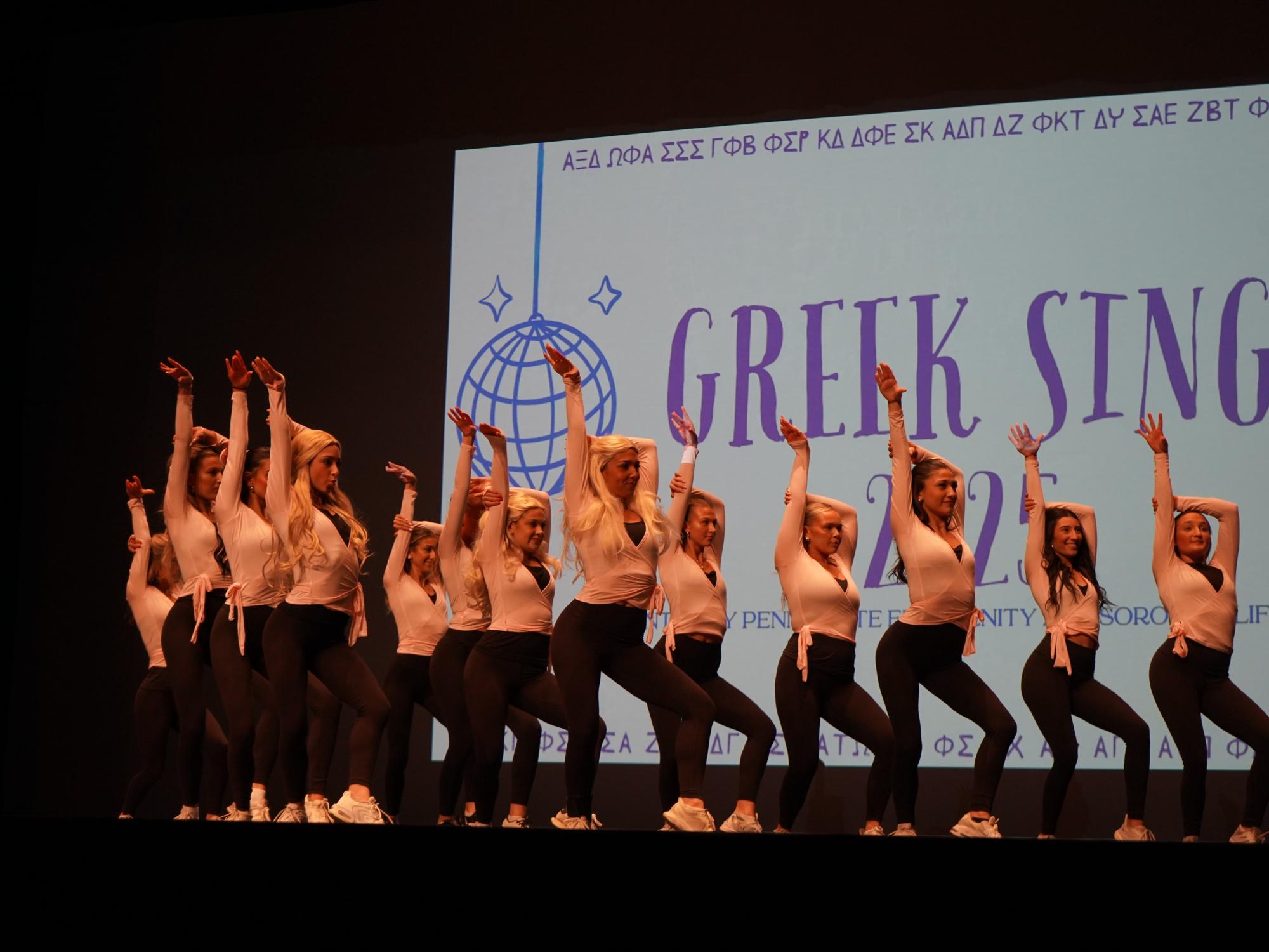 2025 Greek Sing at Eisenhower Auditorium