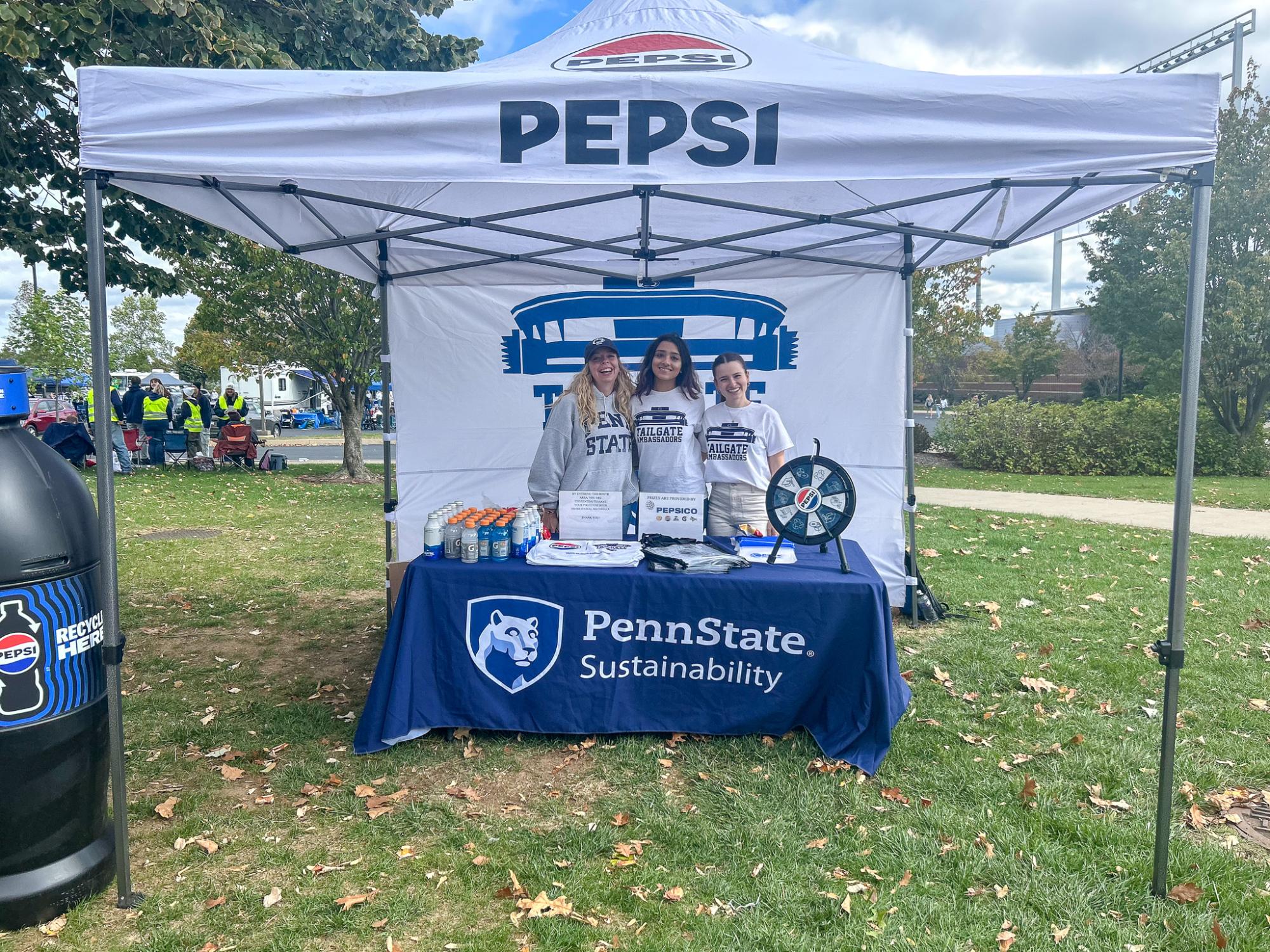 Tailgate Ambassadors at a Penn State football game