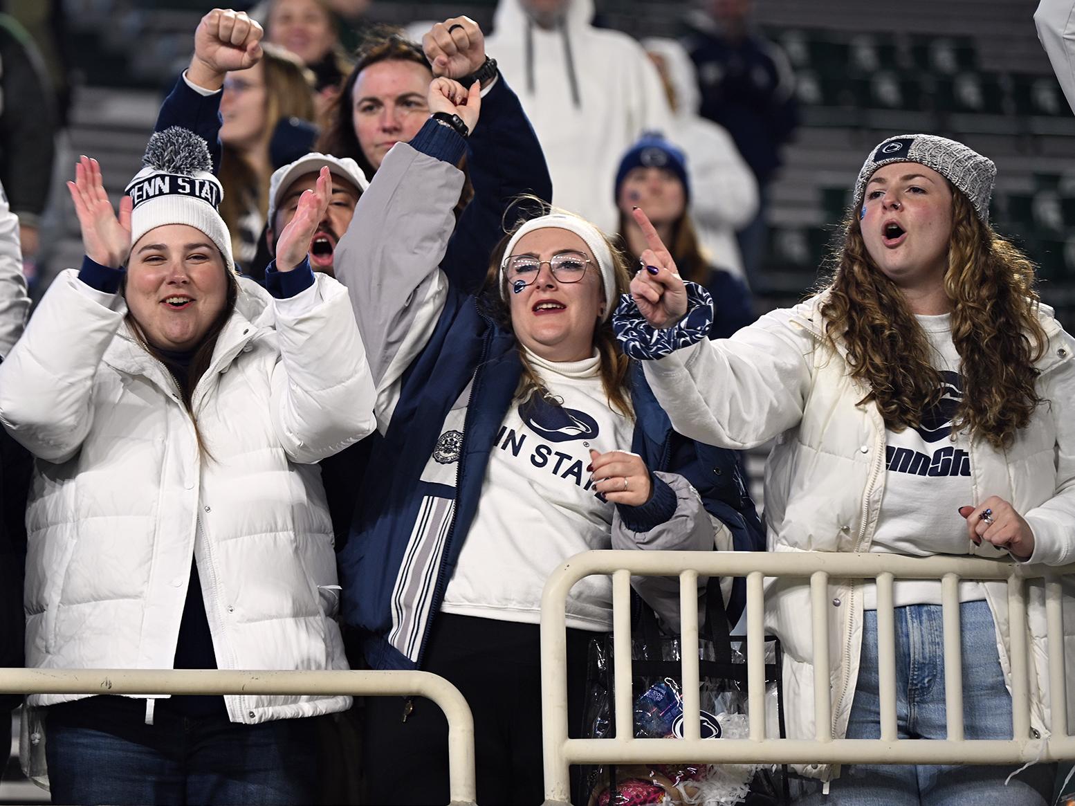 Fans cheering