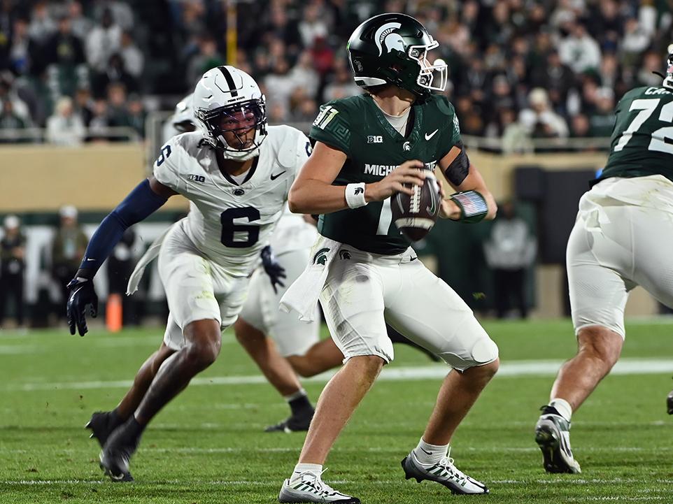 Penn State defender stalks quarterback