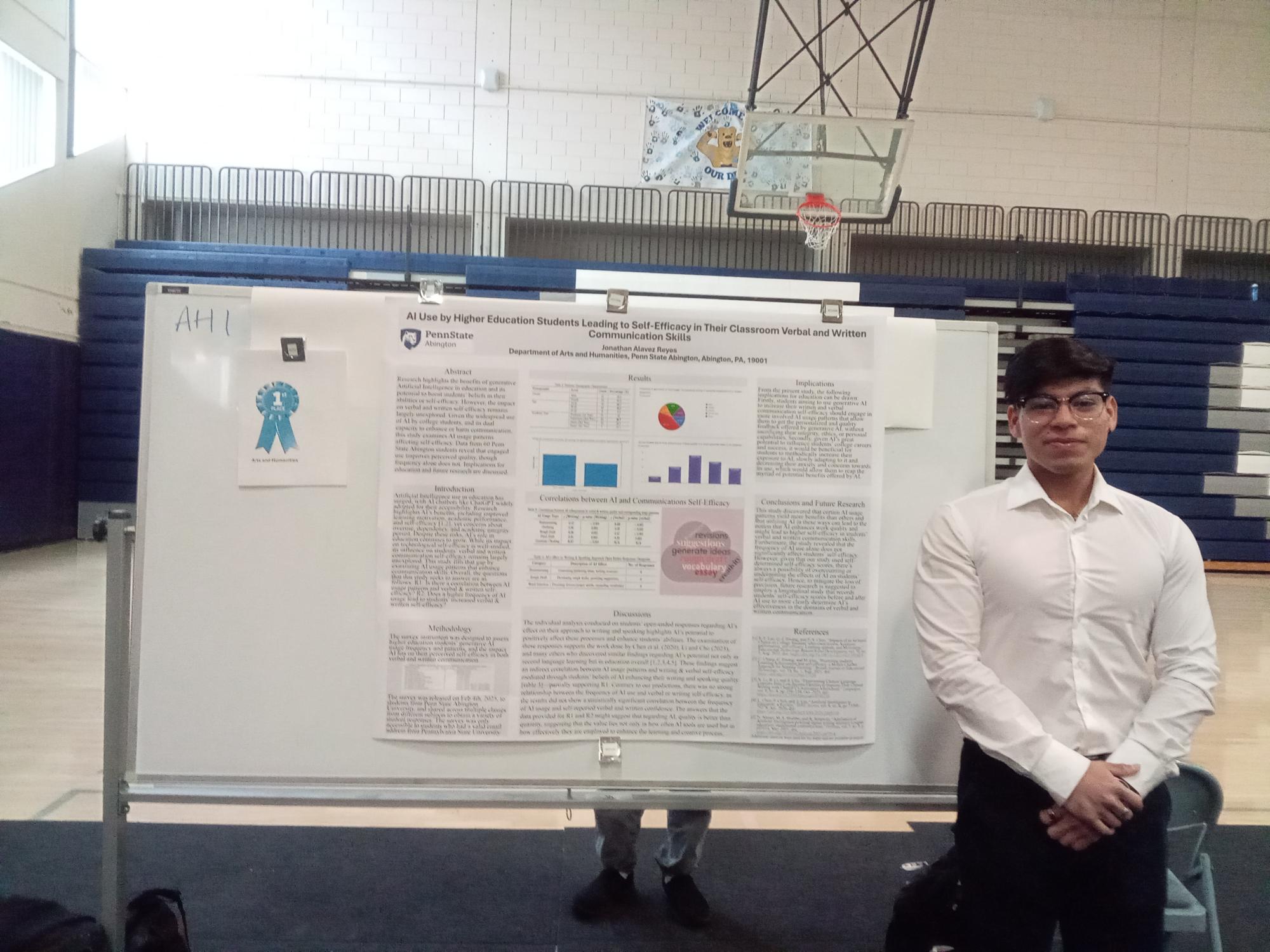 Jonathan presents his research