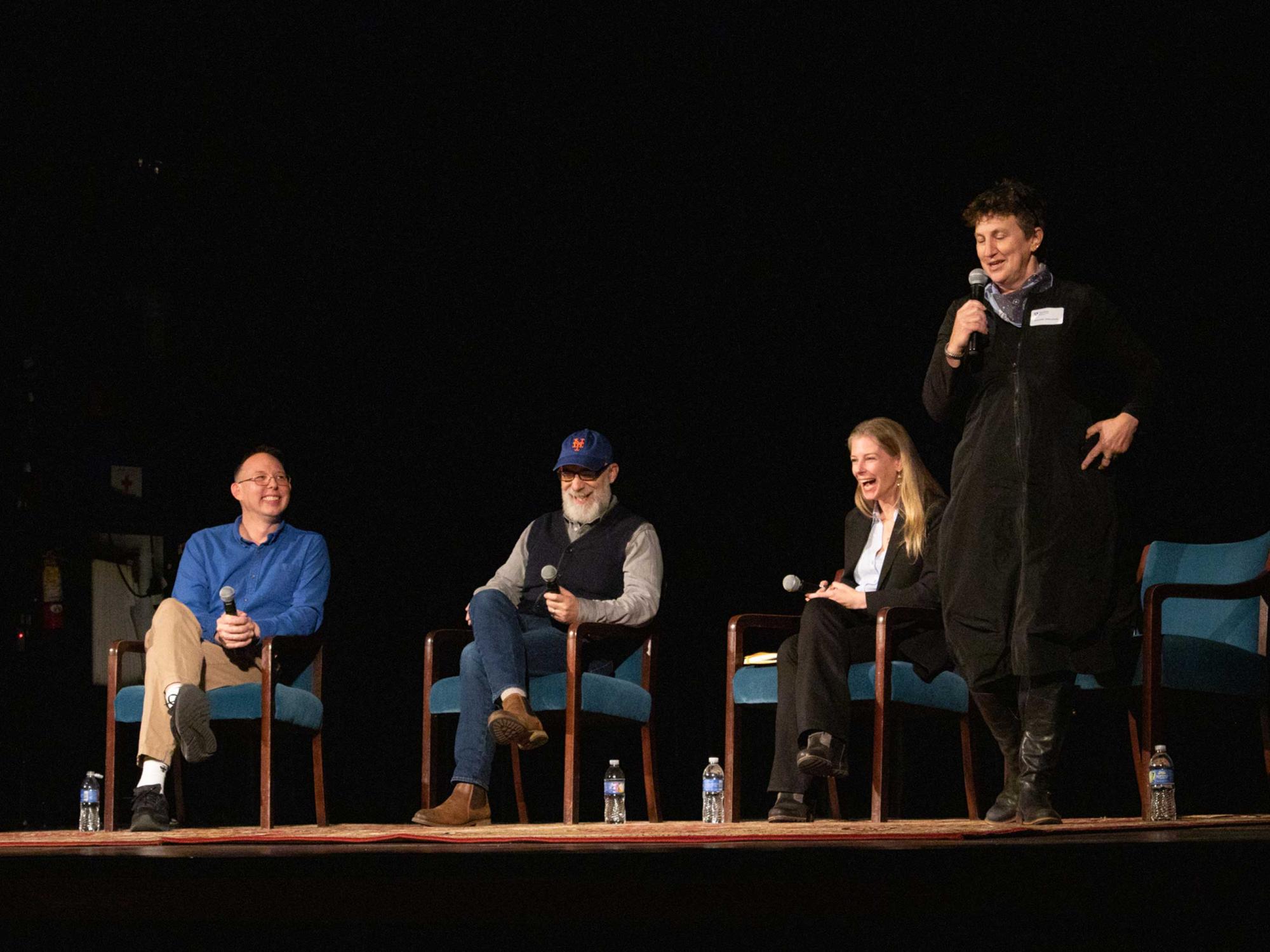 panel of SETI experts on stage