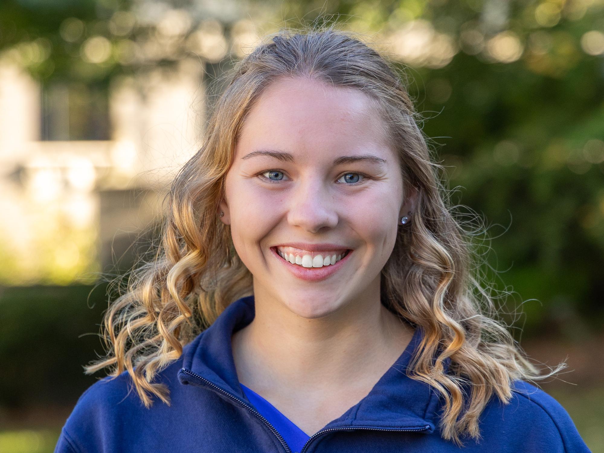  Student with triple-major pairs global learning with campus leadership 