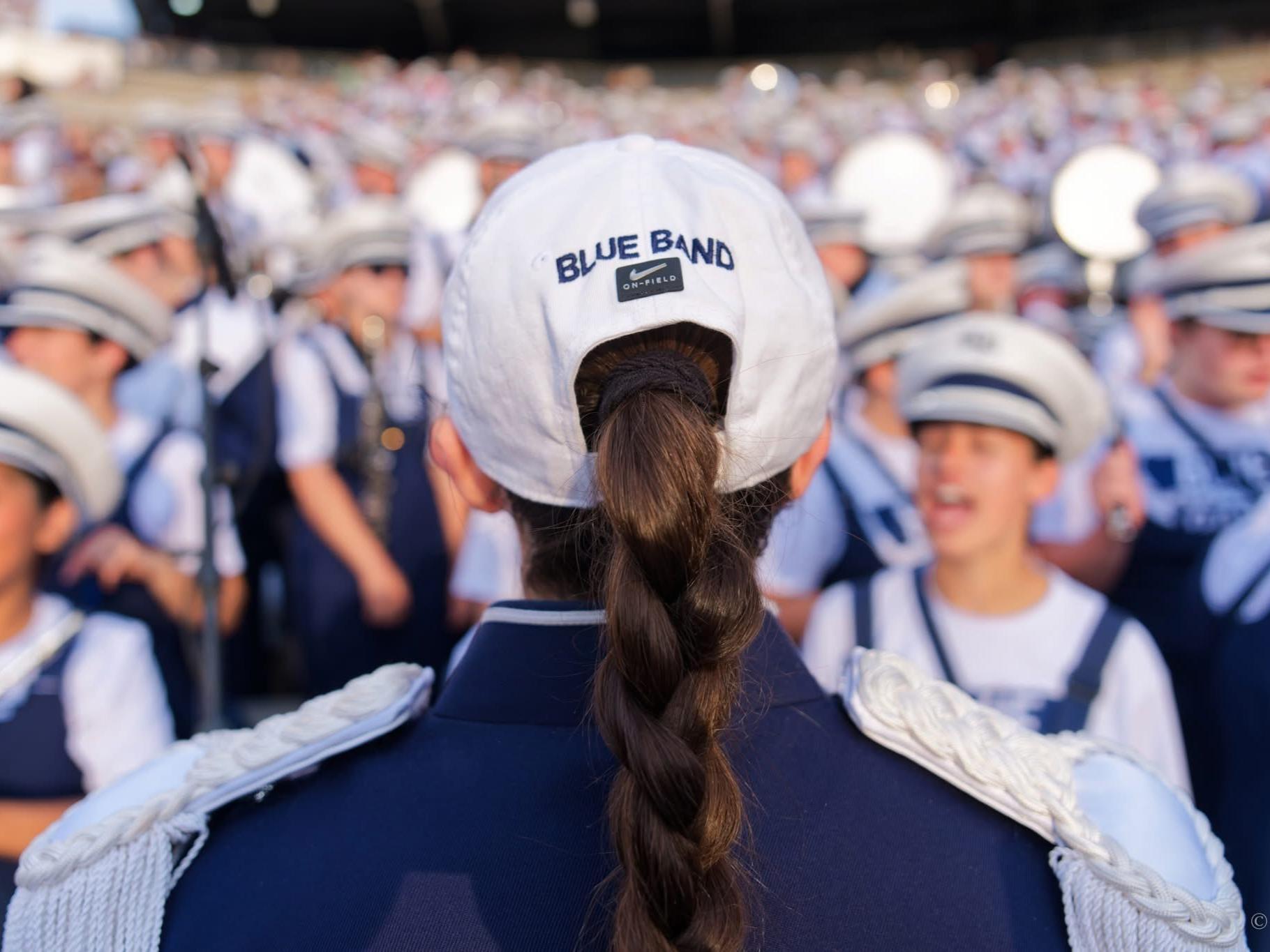 Ellie Sheehan, Penn State Blue Band's first female drum major