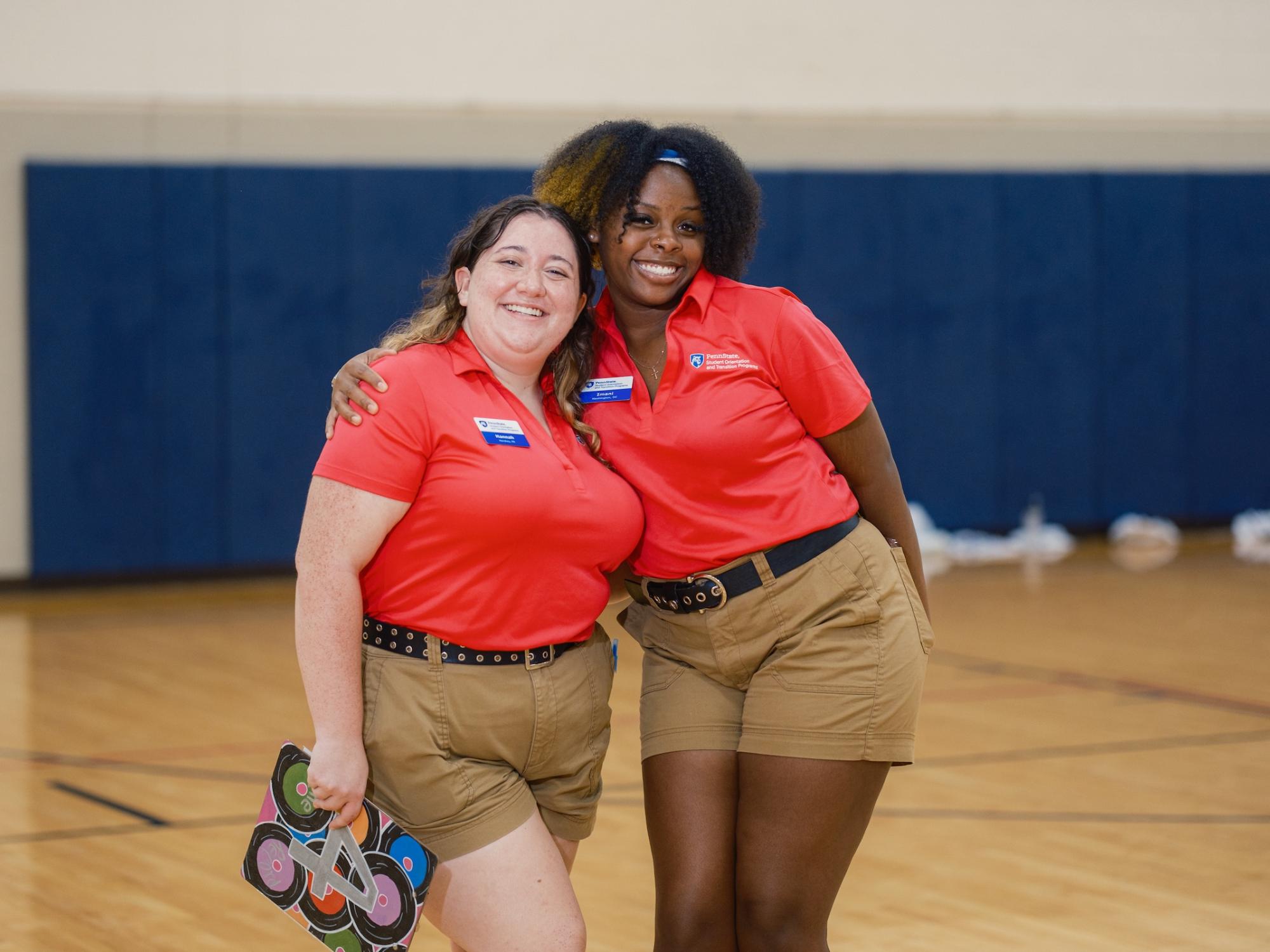 Orientation leaders pose for photo during NSO