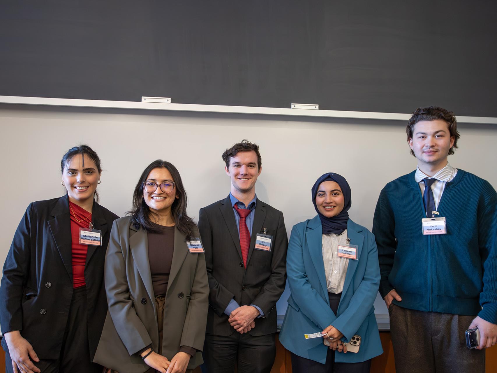 SIA students in the roles of delegates for the Russian Federation.