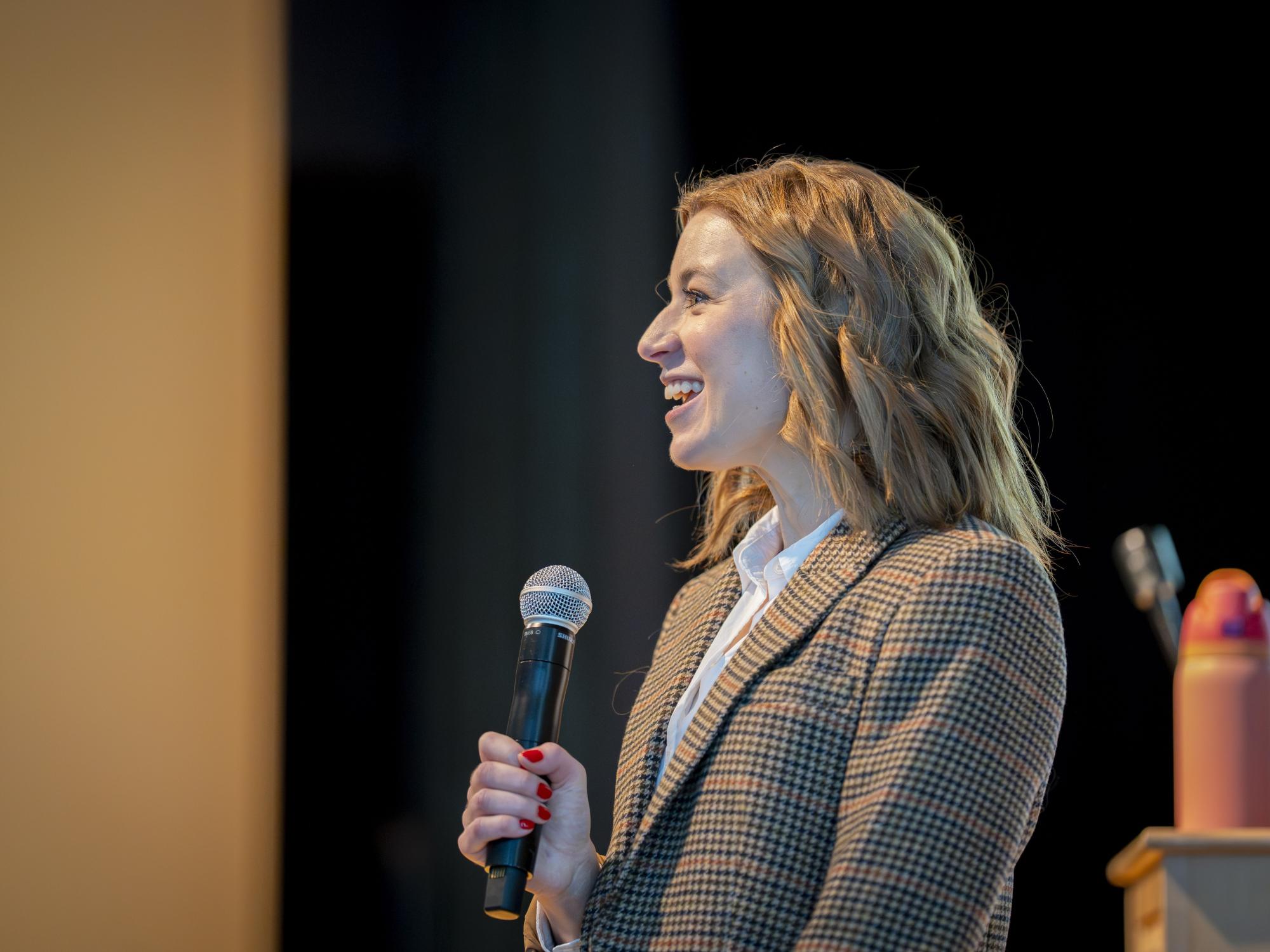 Alli Koester, software engineer and advocate, speaking at the 2026 Empower Conference.