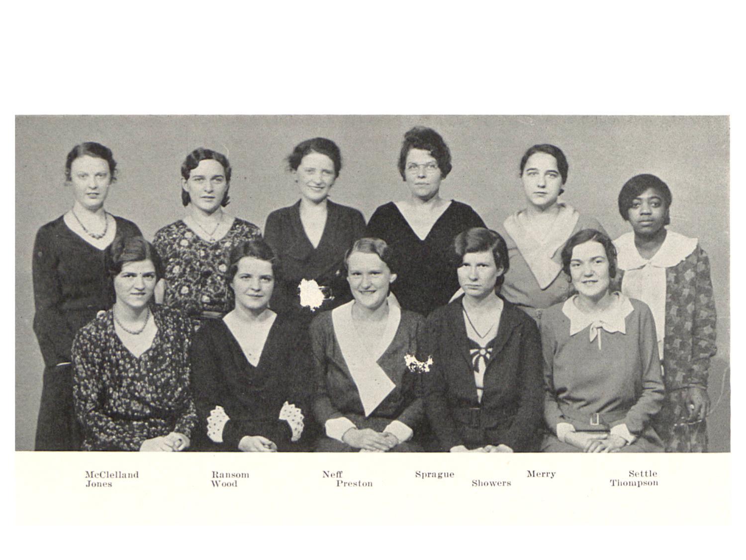 Mildred Settle photo in Ellen H. Richard's Club at Penn State