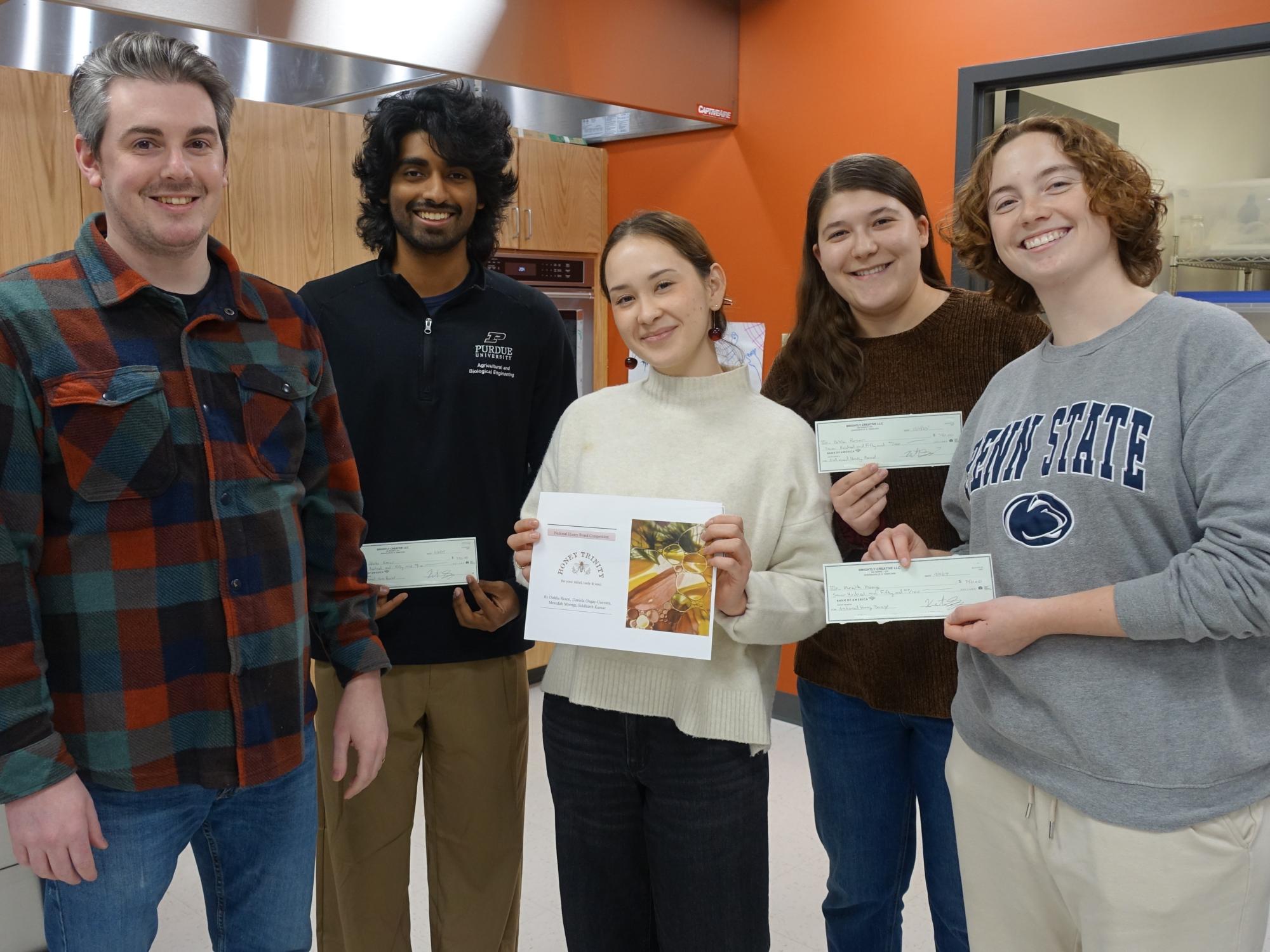 Second place honey product contest