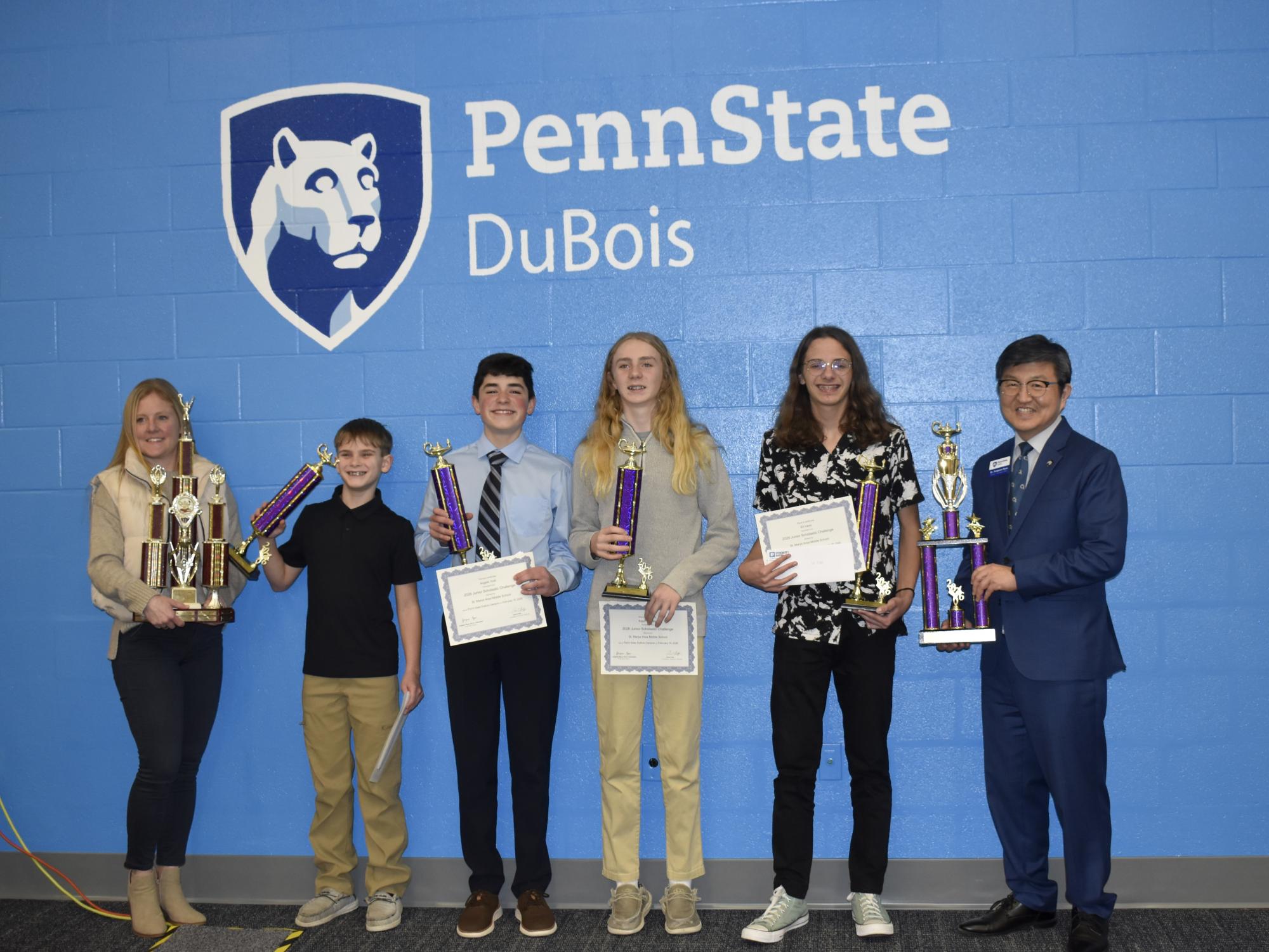 PSU DuBois Junior Scholastic Challenge Winners- St Marys