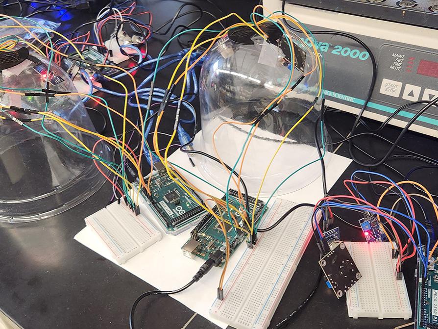 wires, gizmos, a mess