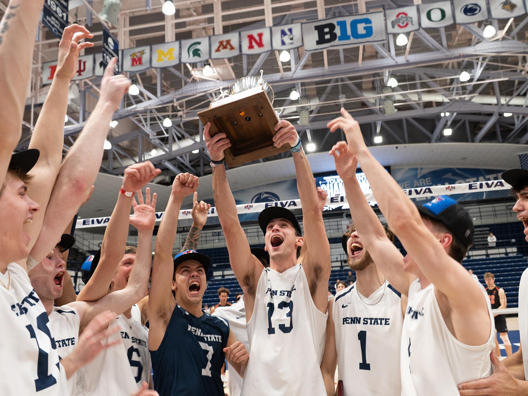 Team raises trophy