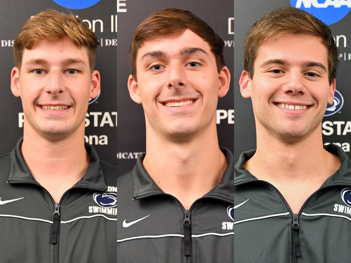 Headshots of Adam Dotts, Ben Dotts, and Caden Traggiai
