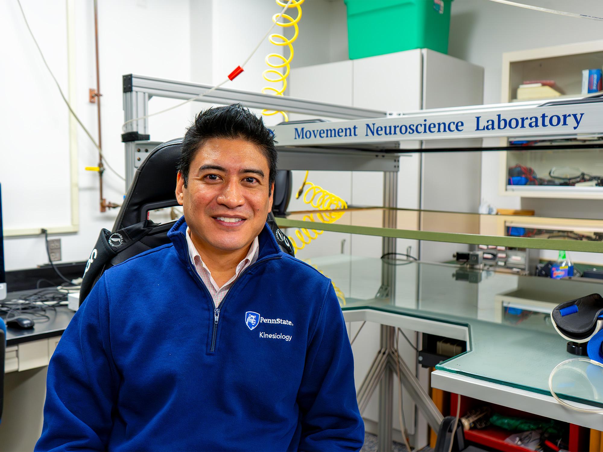 man in lab