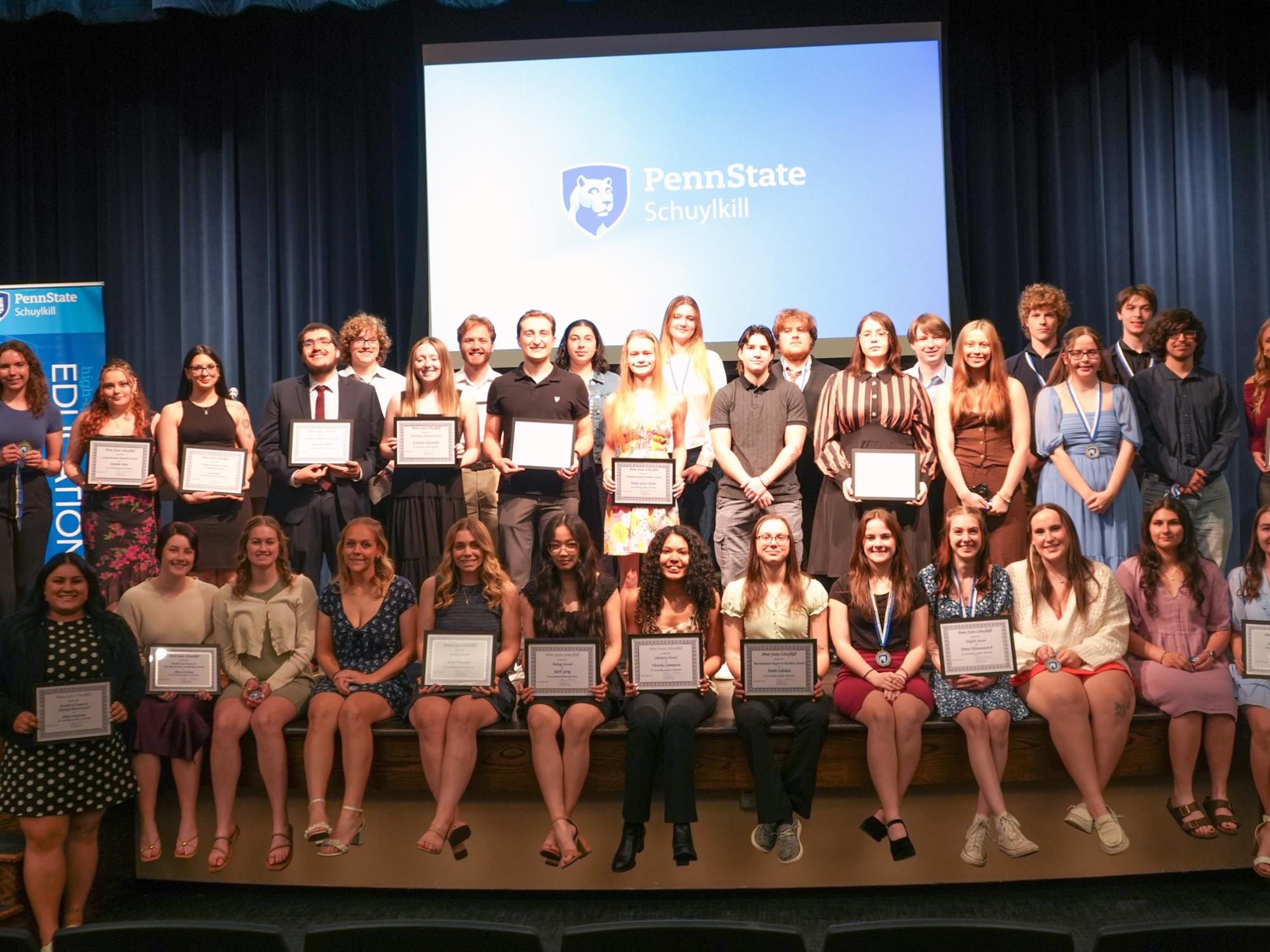  Penn State Schuylkill honors students at Academic Program Awards Ceremony 