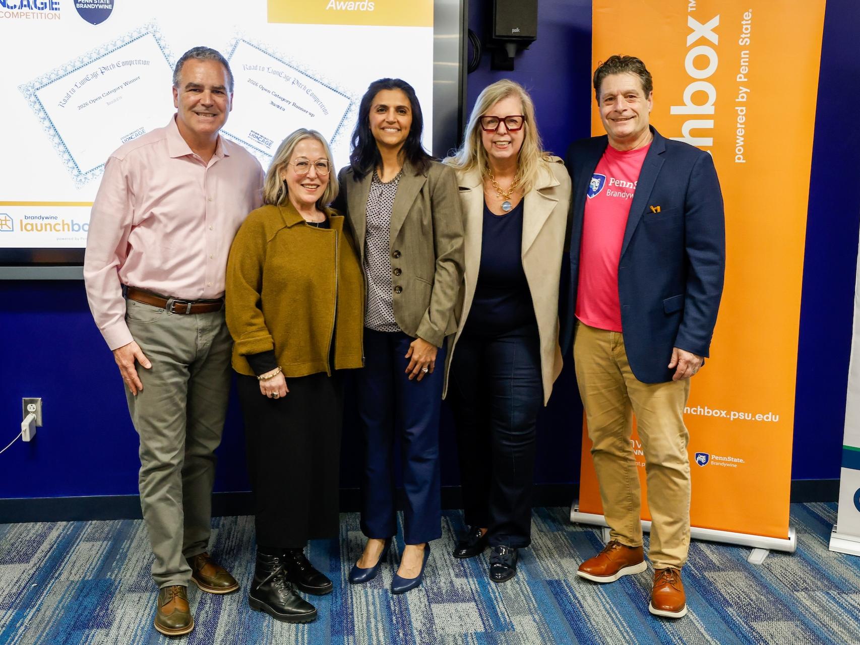 Matt Cabrey, Bonnie Ravina, Panthini Patel, Marcia O'Connor and Tony Mattei