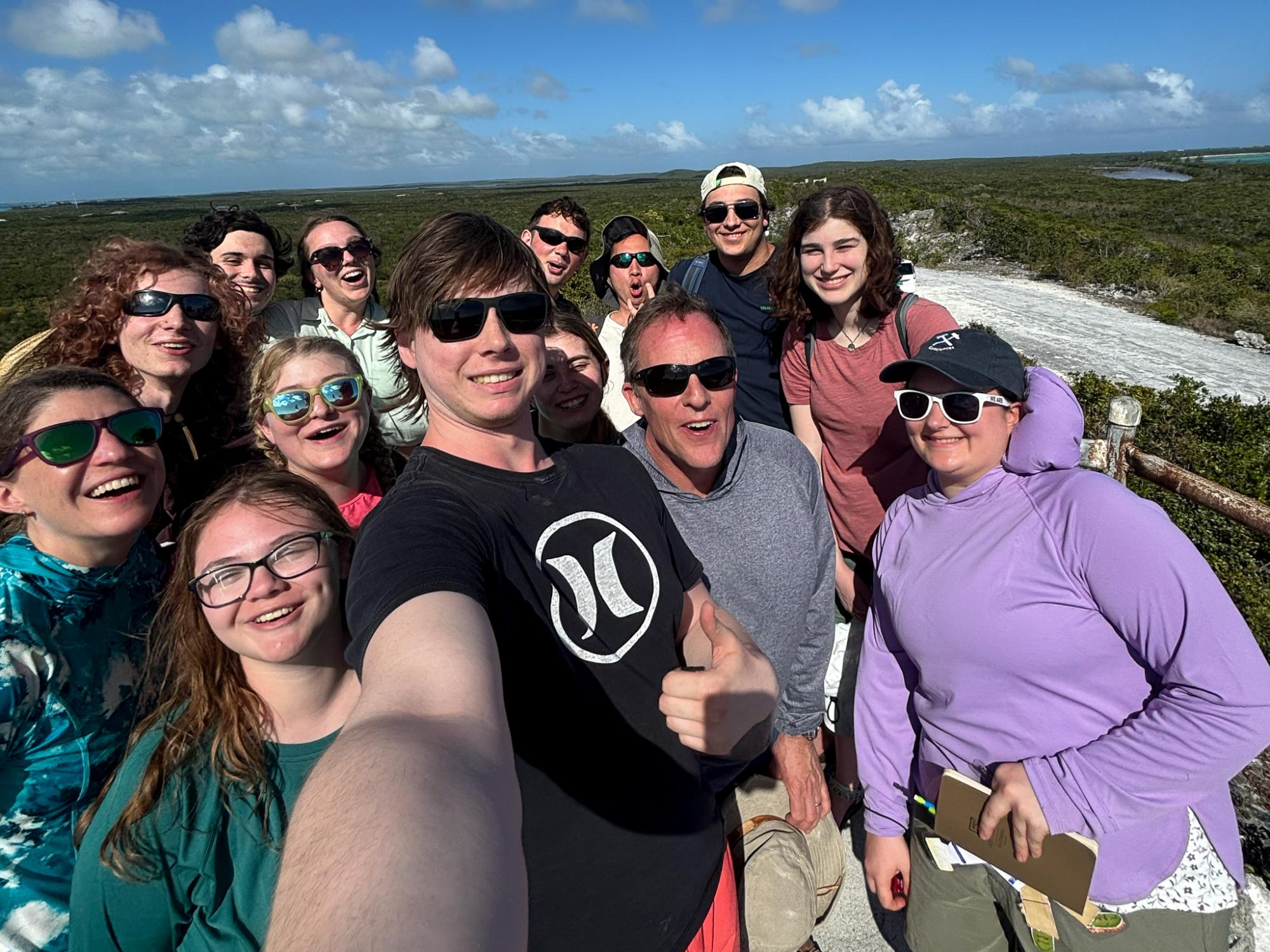 Students visit San Salvador island