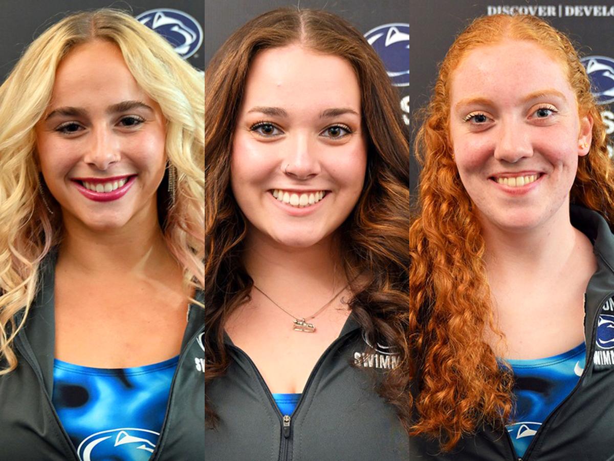 Headshots of Anna Heller, Isabella Rhoades, and Claire Smith