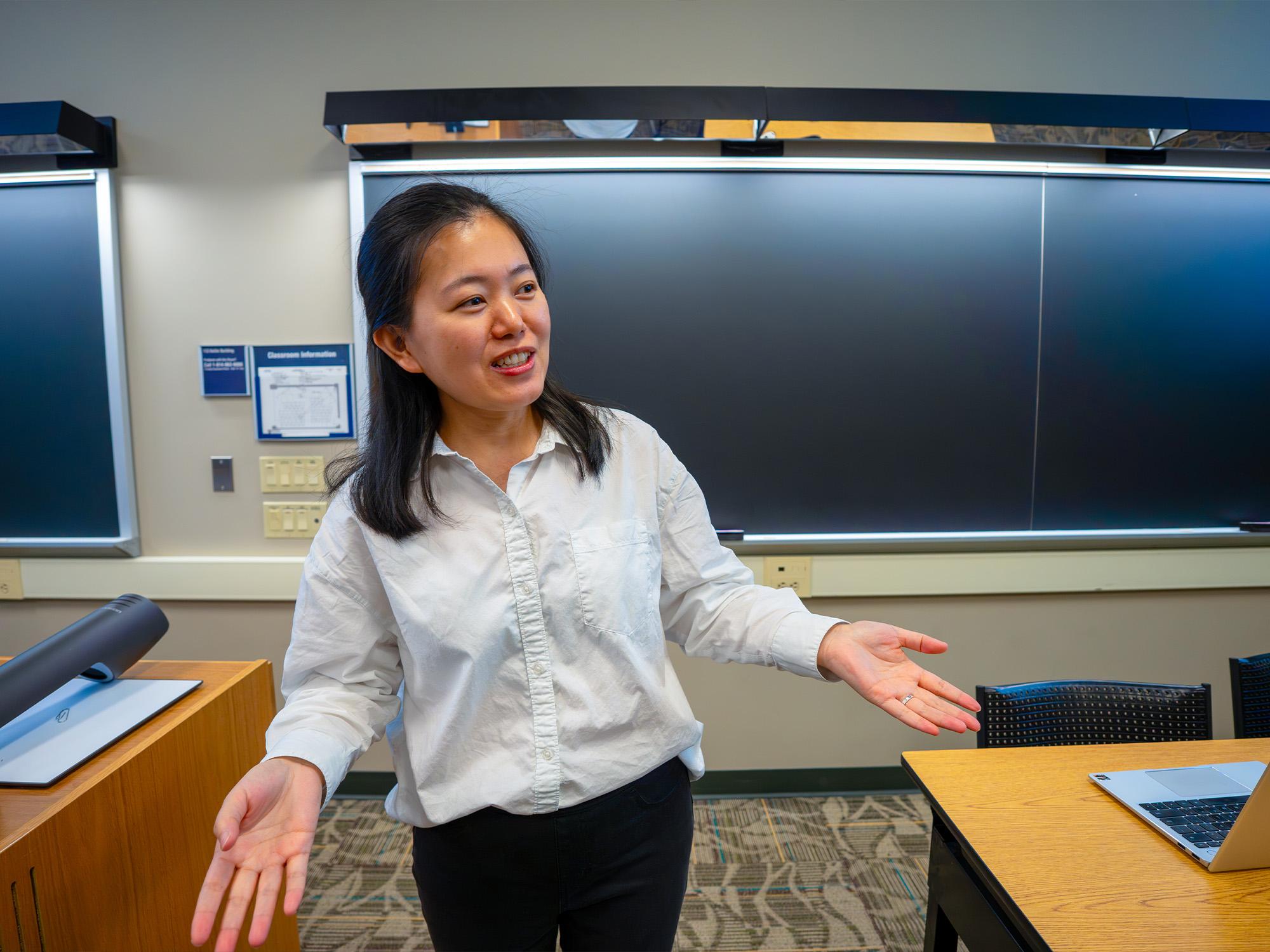woman teaching