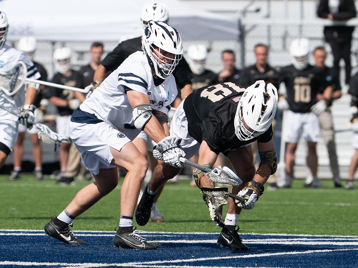 Players battle over ball