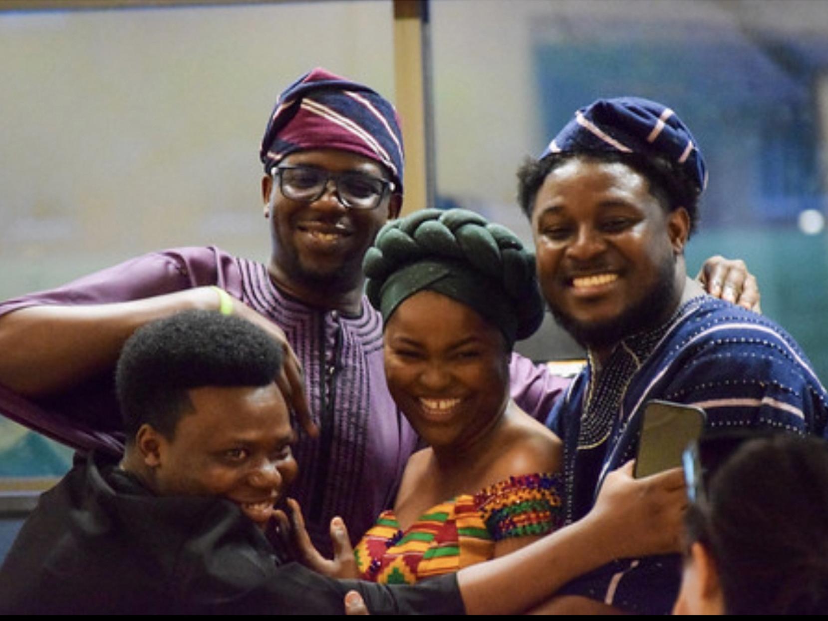 Olanrewaju Ayodele and his family