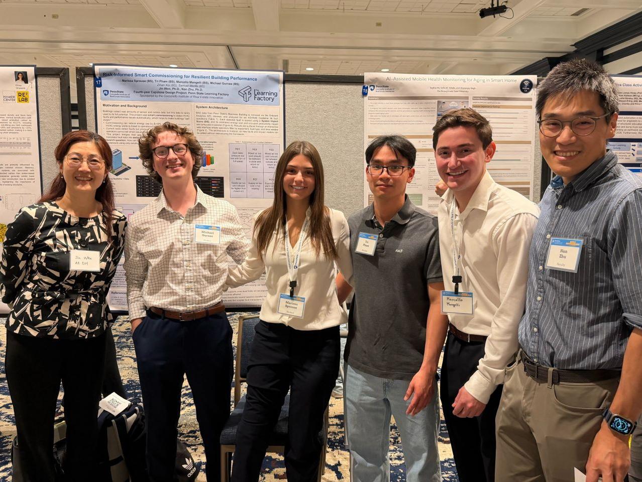 Winners of 2nd place for best project at the Learning Factory Showcase