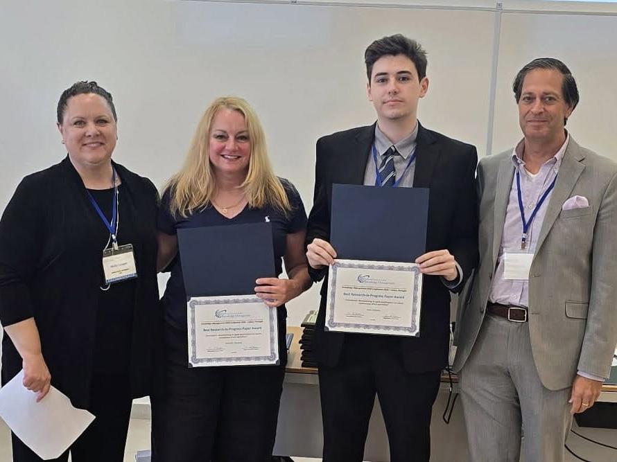  Greater Allegheny IST professor receives Best Work-in-Progress paper award 
