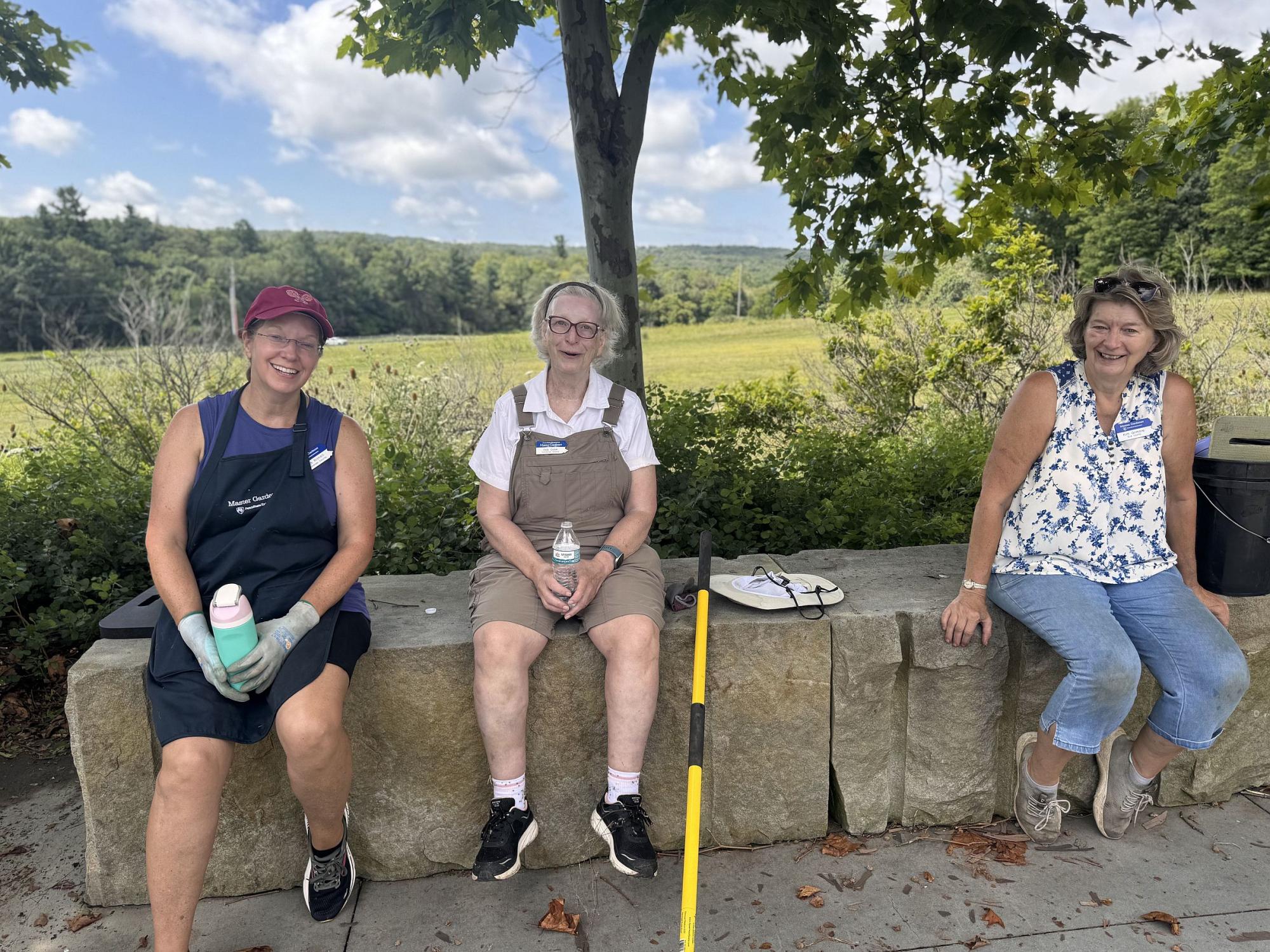 Flight 93 National Memorial 2026 MGs take a break