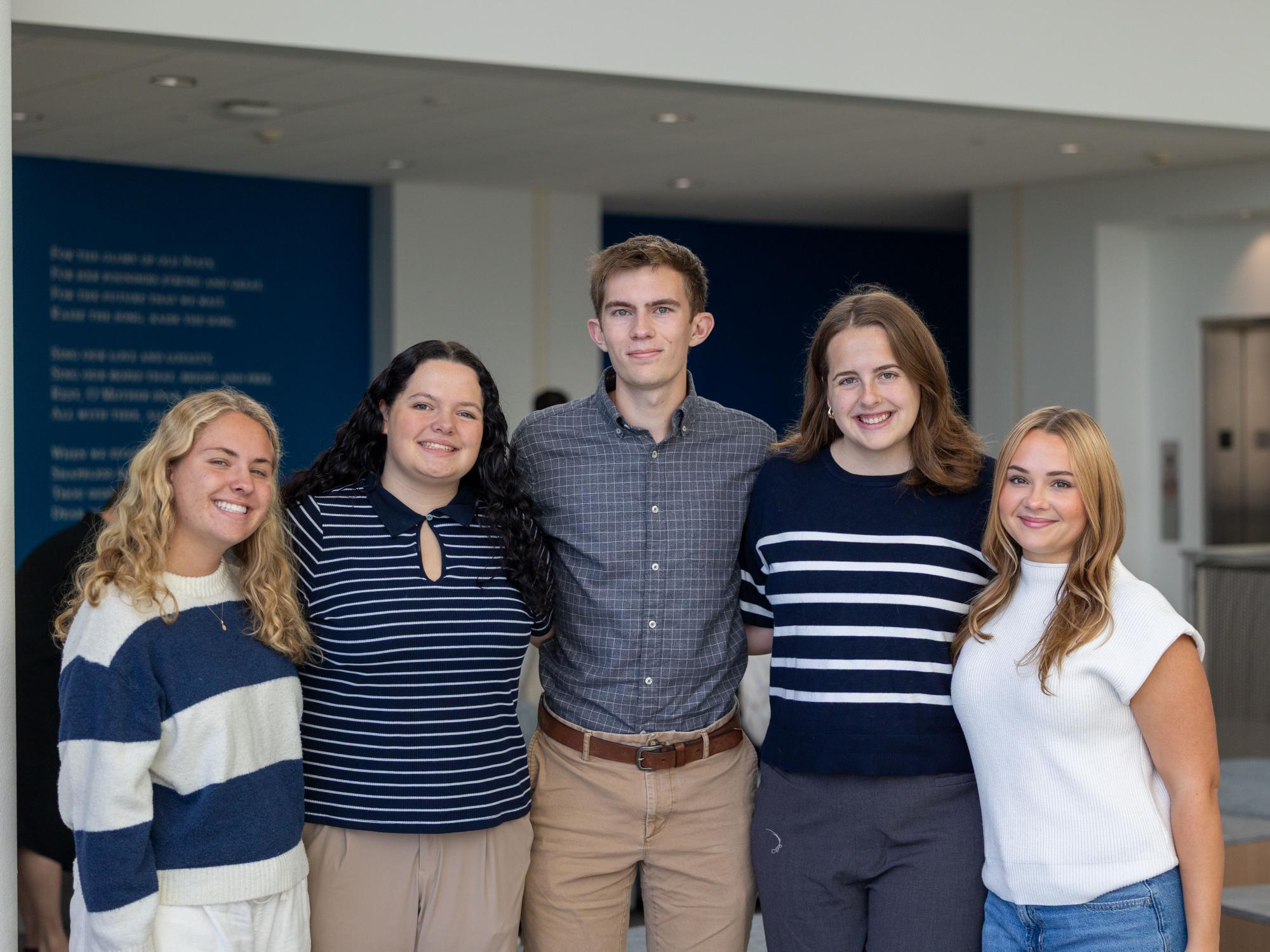 Penn State history majors gather at the America 250: Let's Talk History! event. 