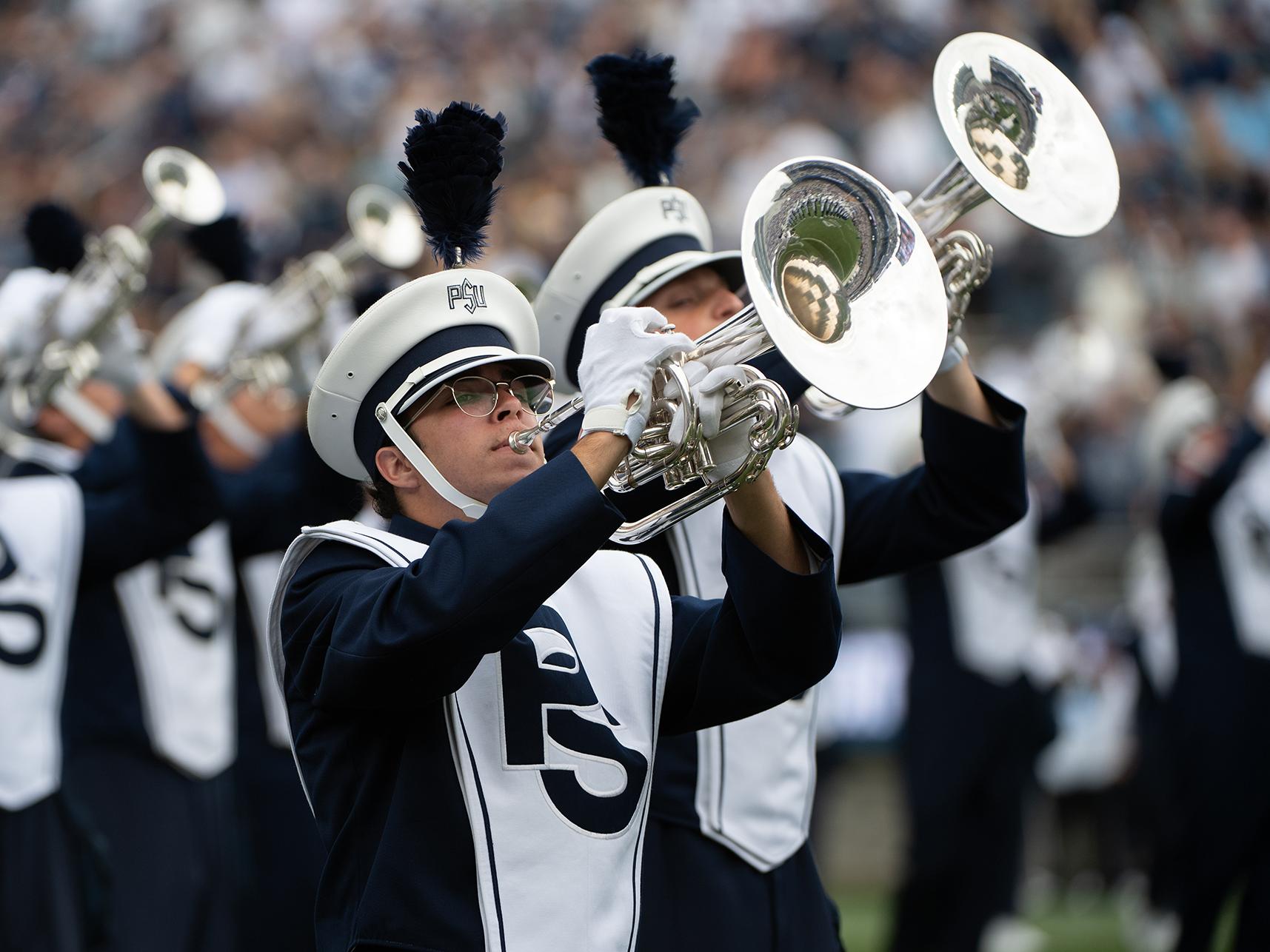 Man playing trumpet