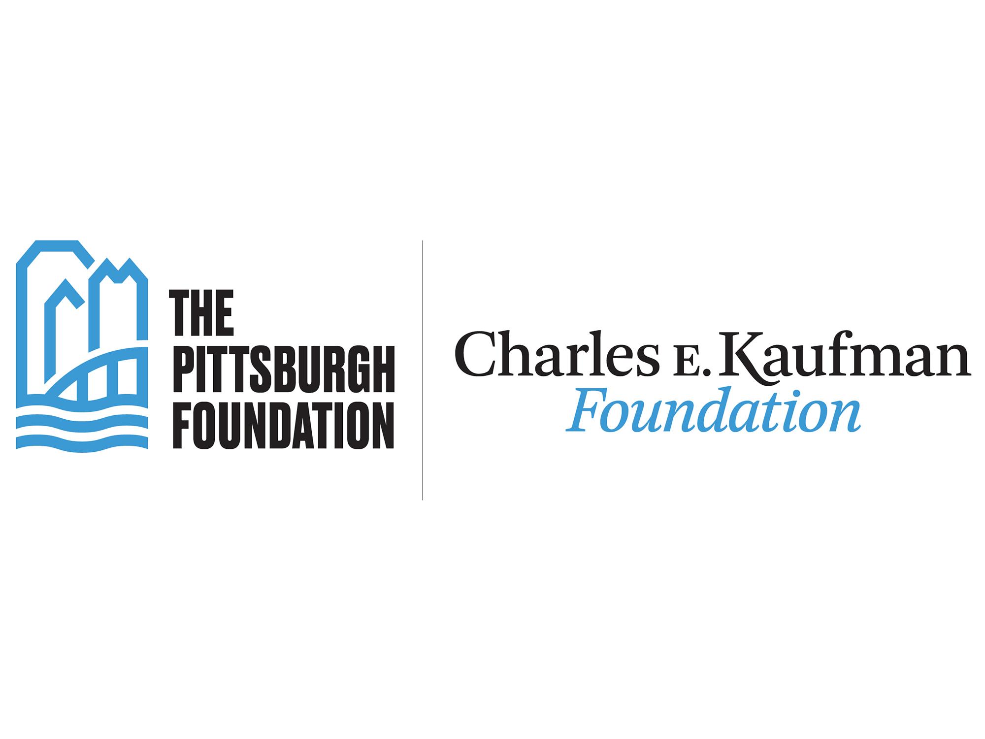 The Pittsburgh Foundation and The Charles E. Kaufman Foundation logos