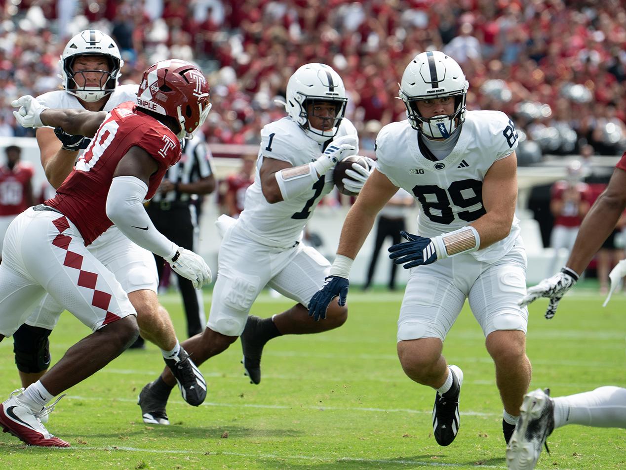 Running back seeking hole in defense