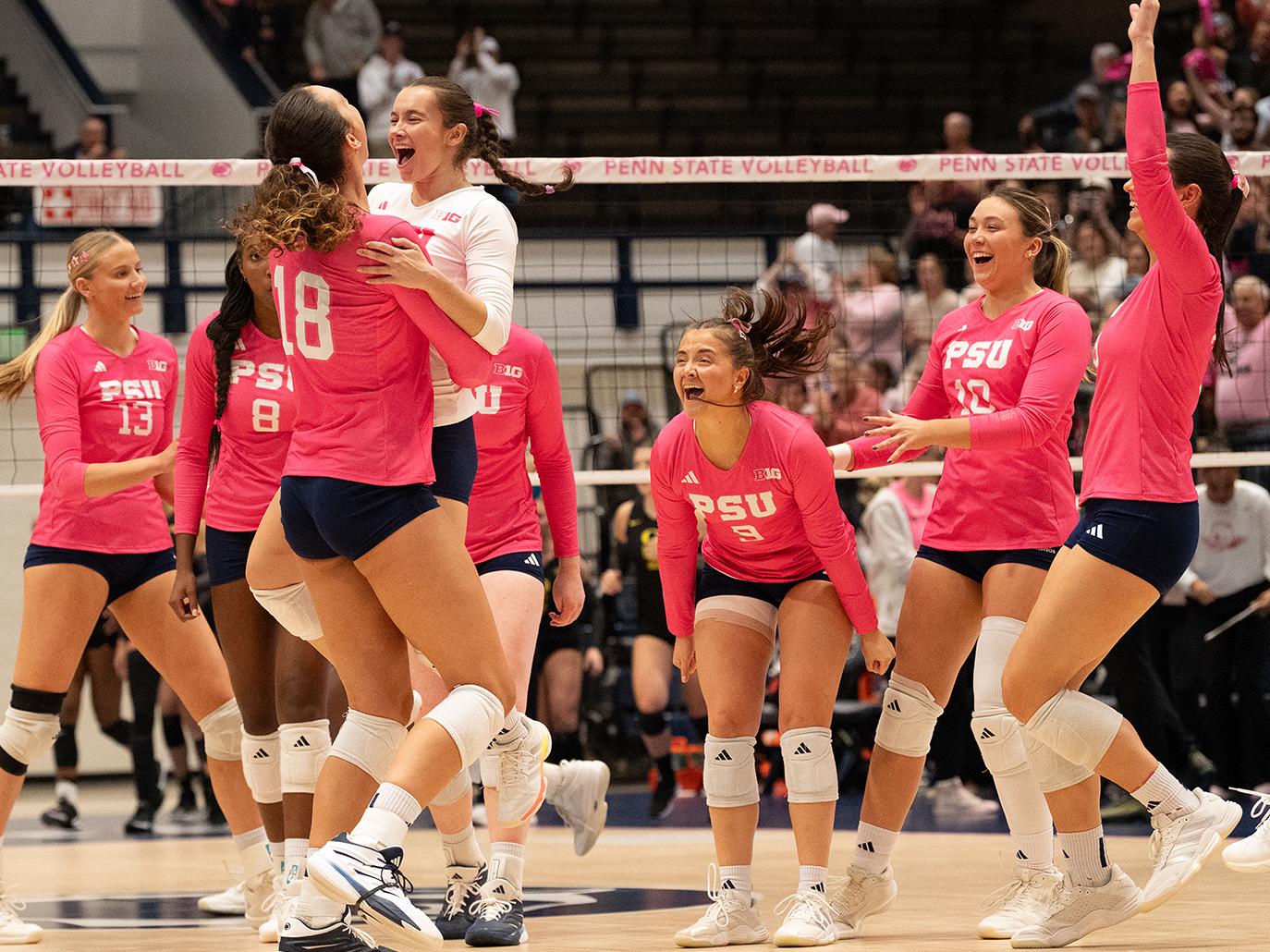 Team celebrates