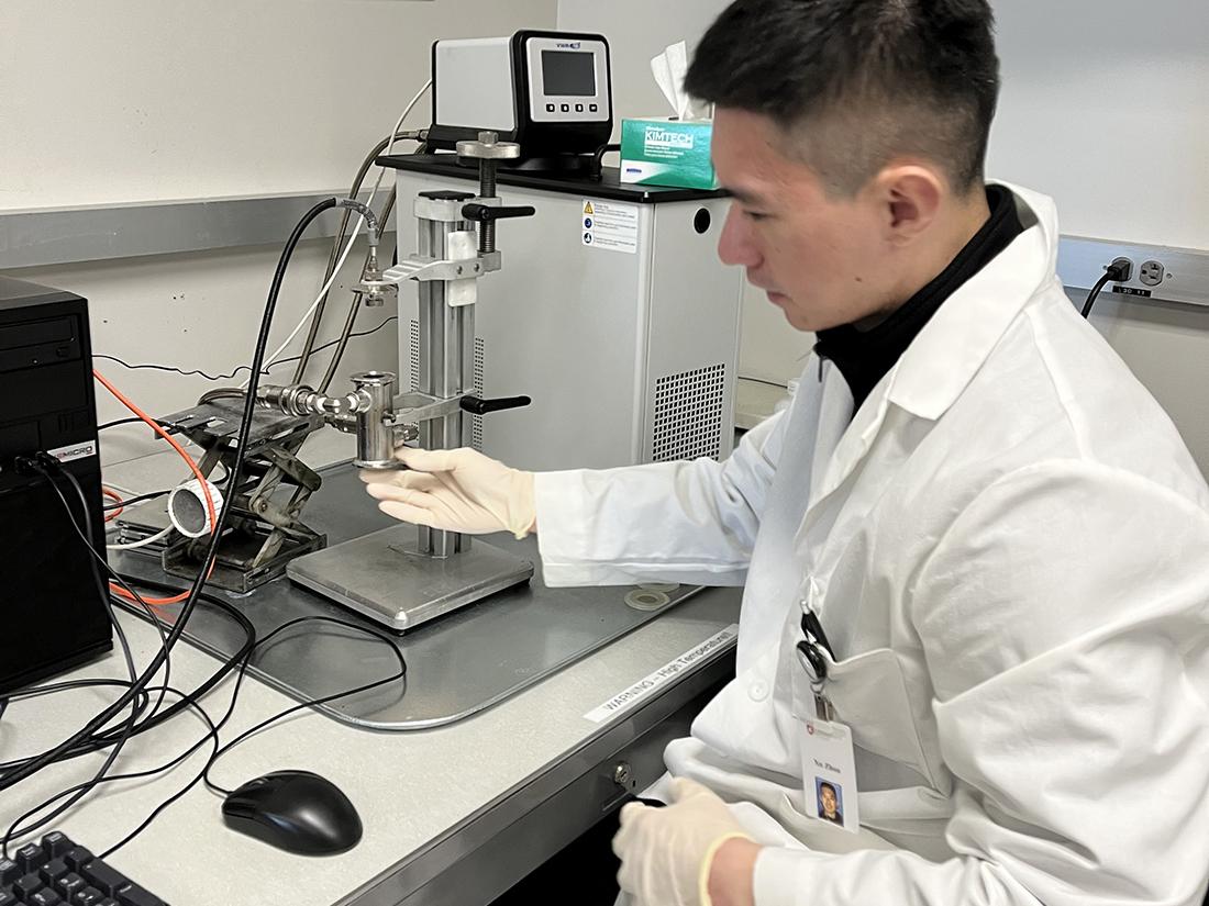 researcher in lab