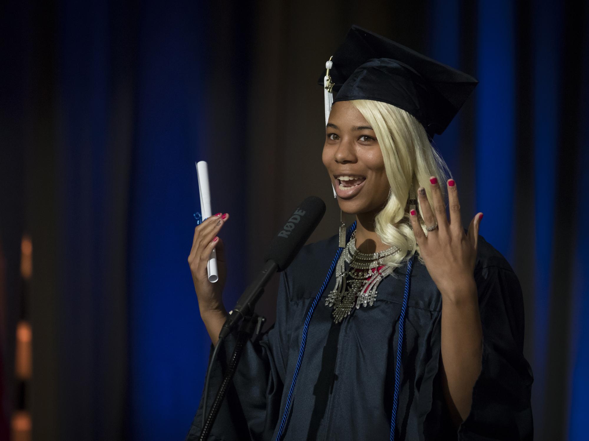 Sharia Mitchell of Penn State Brandywine