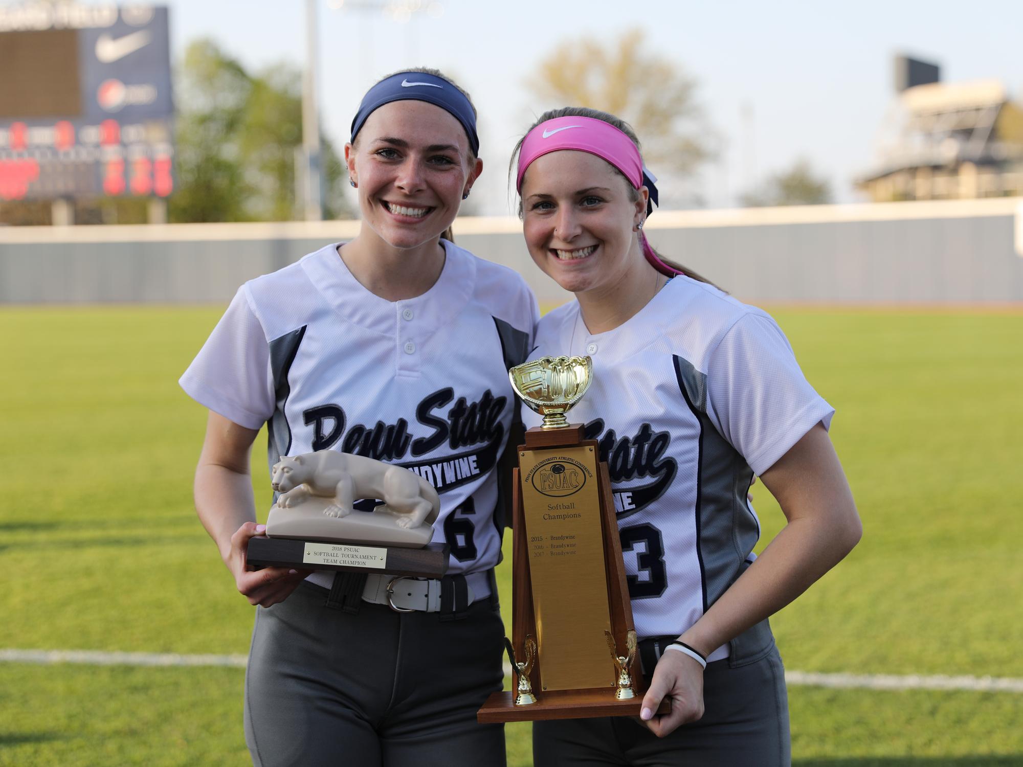 Katie DeStefano and Julie Foeldes of Penn State Brandywine