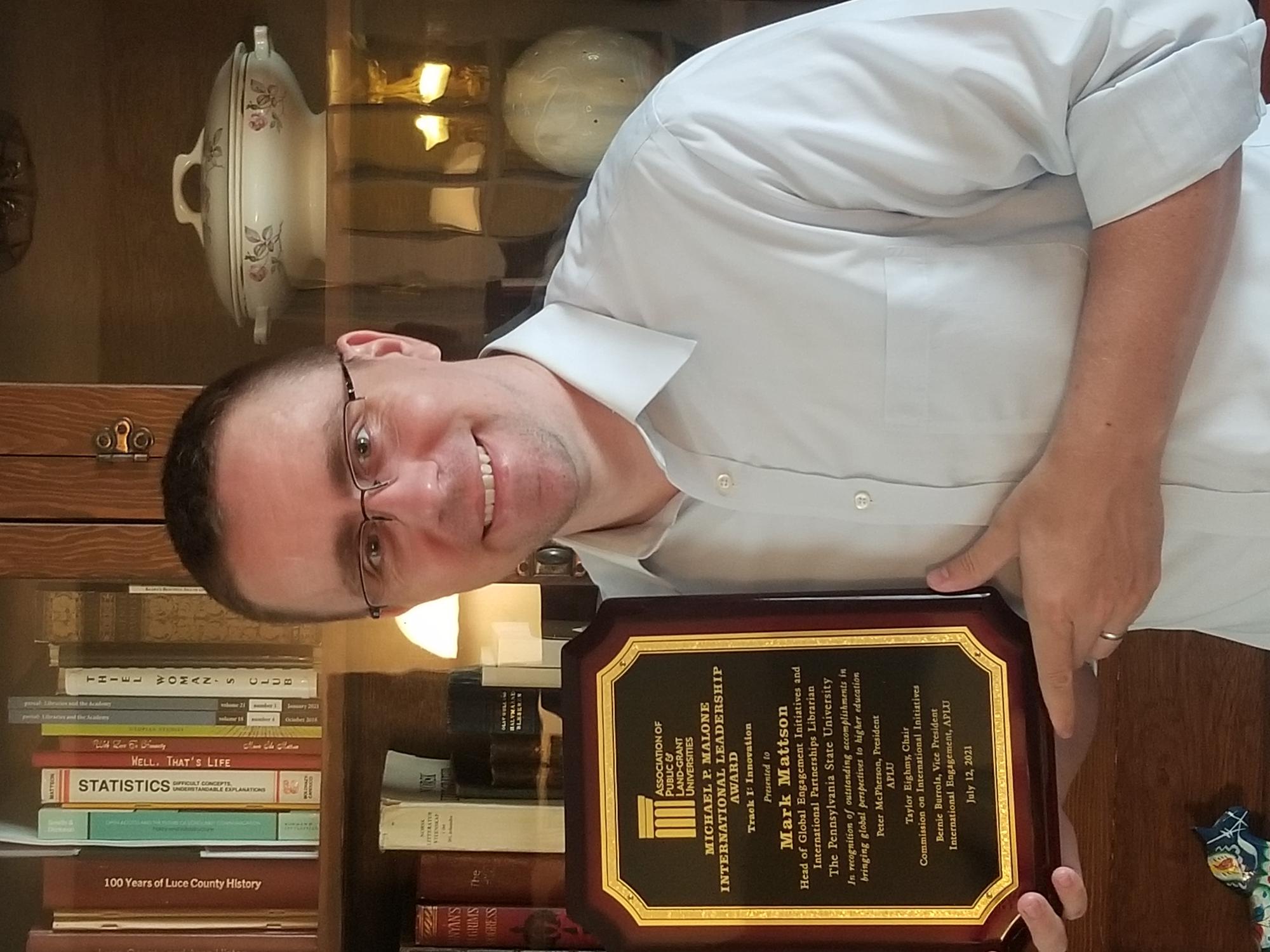 Mattson 2021 APLU Award