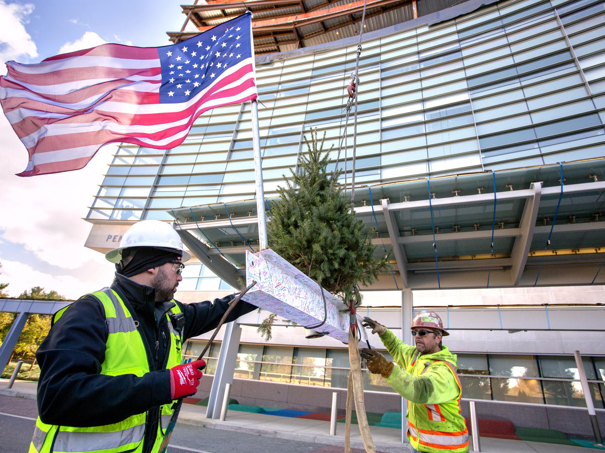 "Topping Off" ceremony at Penn State Children's Hospital