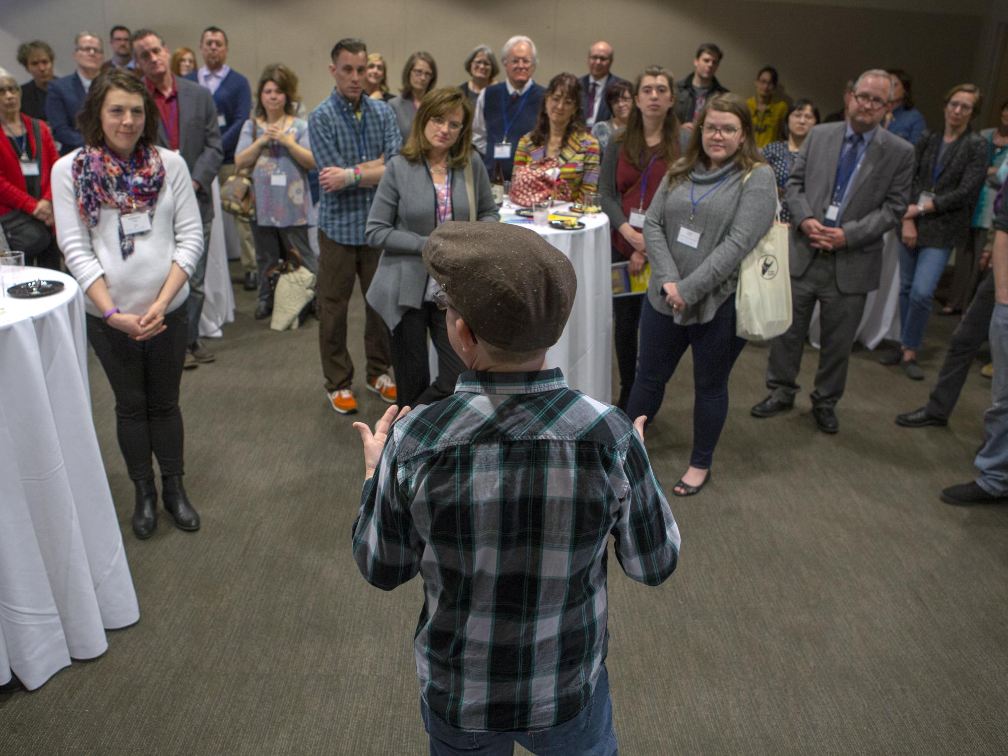 Art reception features "Stigma People"