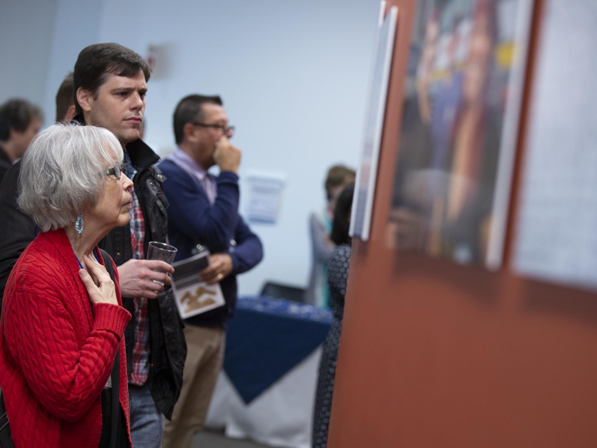 Art reception features "Stigma People"